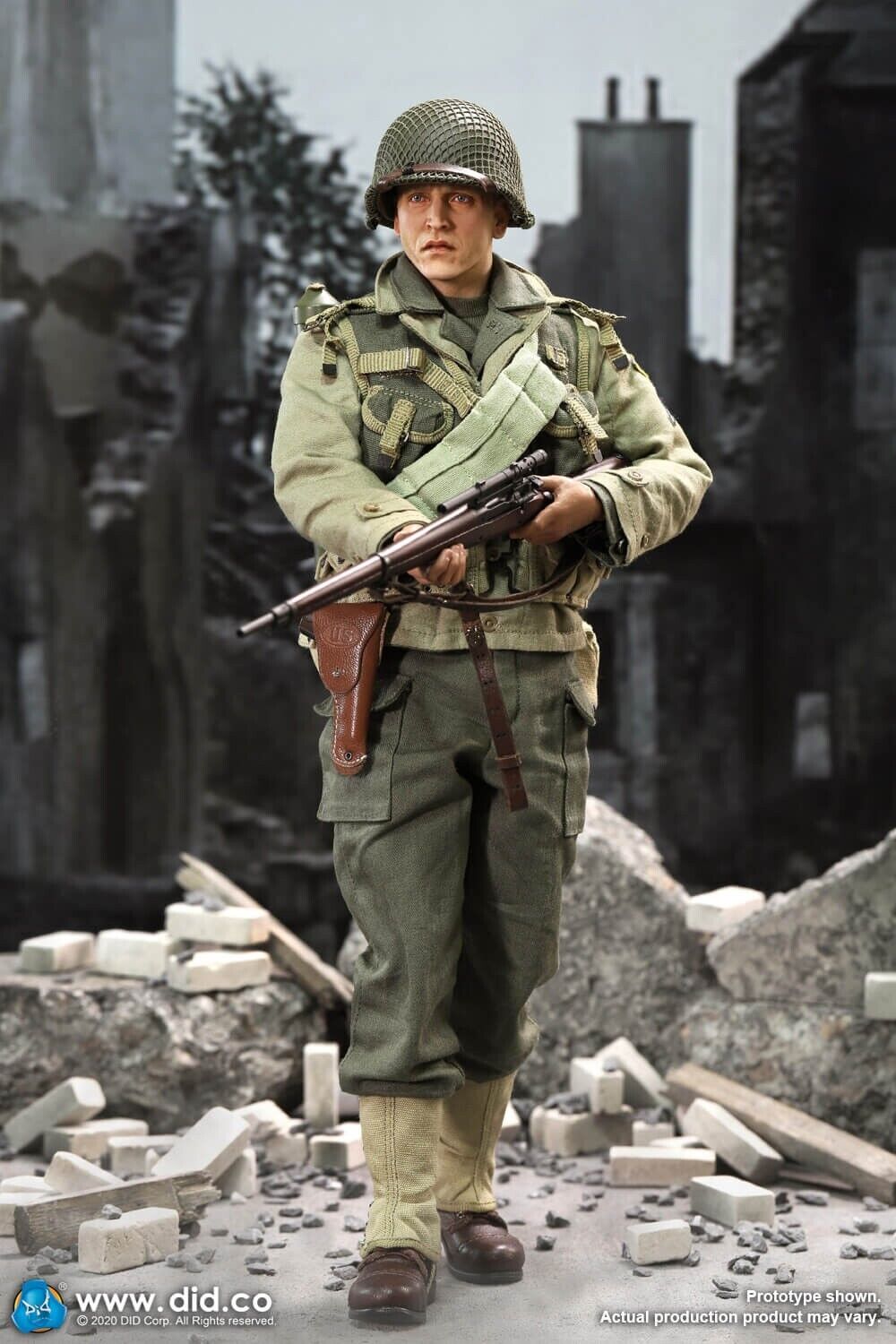 1:6 DiD WWII US 2nd Ranger Sniper Jackson M41 Field Jacket for 12" Figures