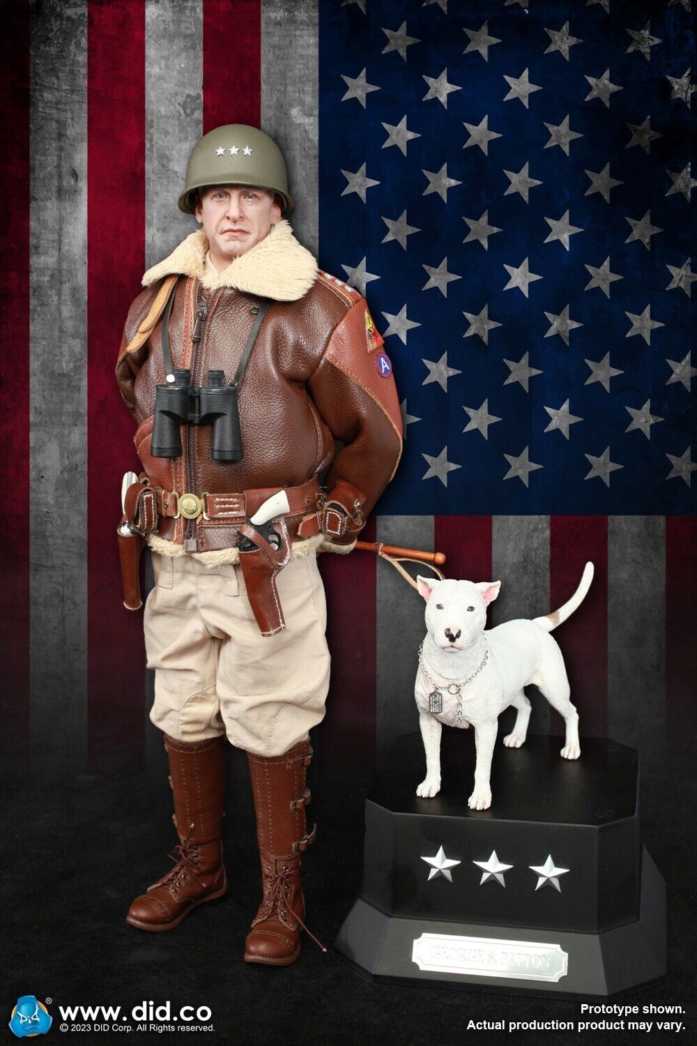 1:6 scale DiD Accessory Kit of WWII General Patton George C Scott Version E60071