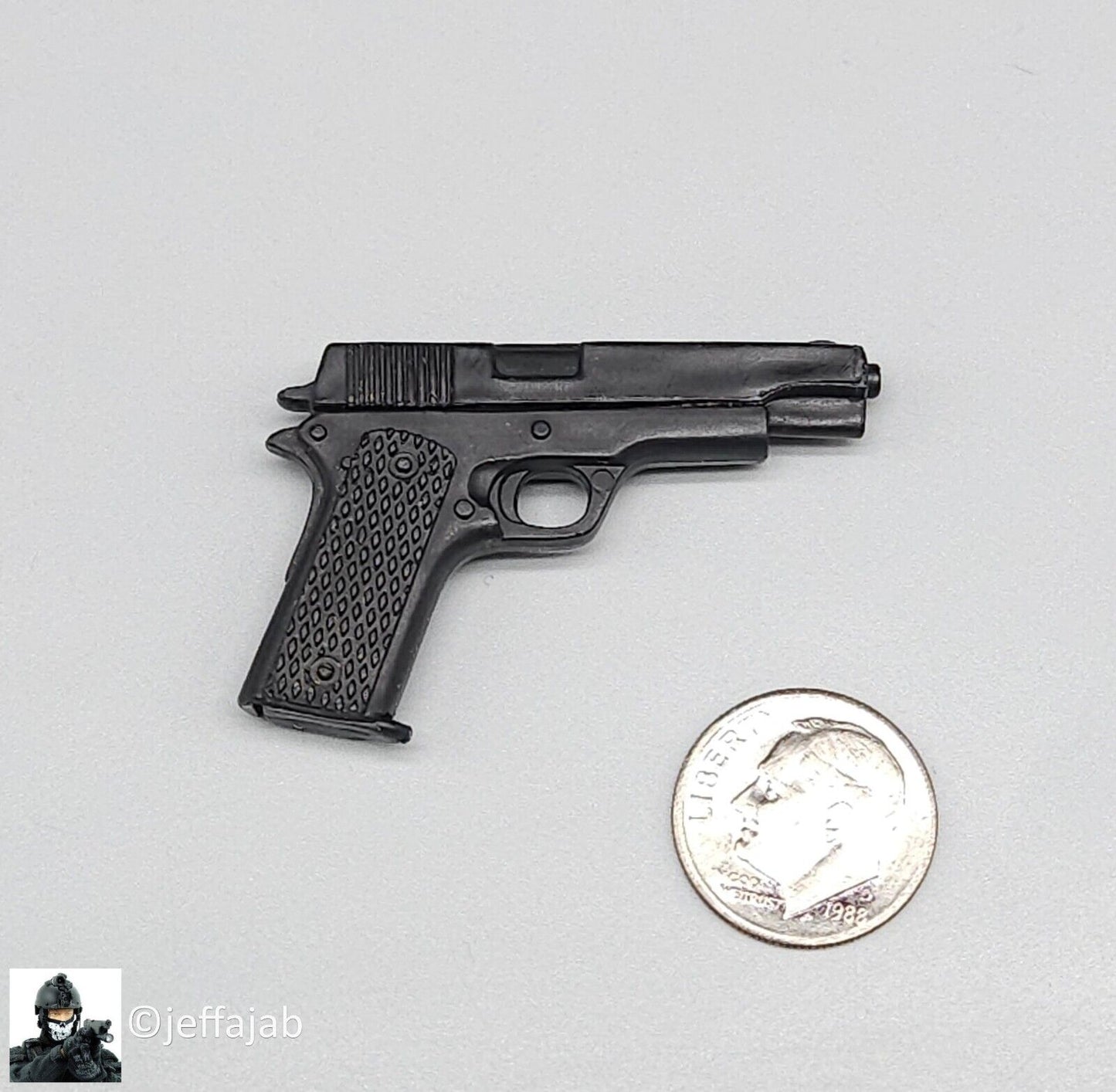 1:6 Hasbro GI Joe Modern 1911 Pistol for 12" Figures