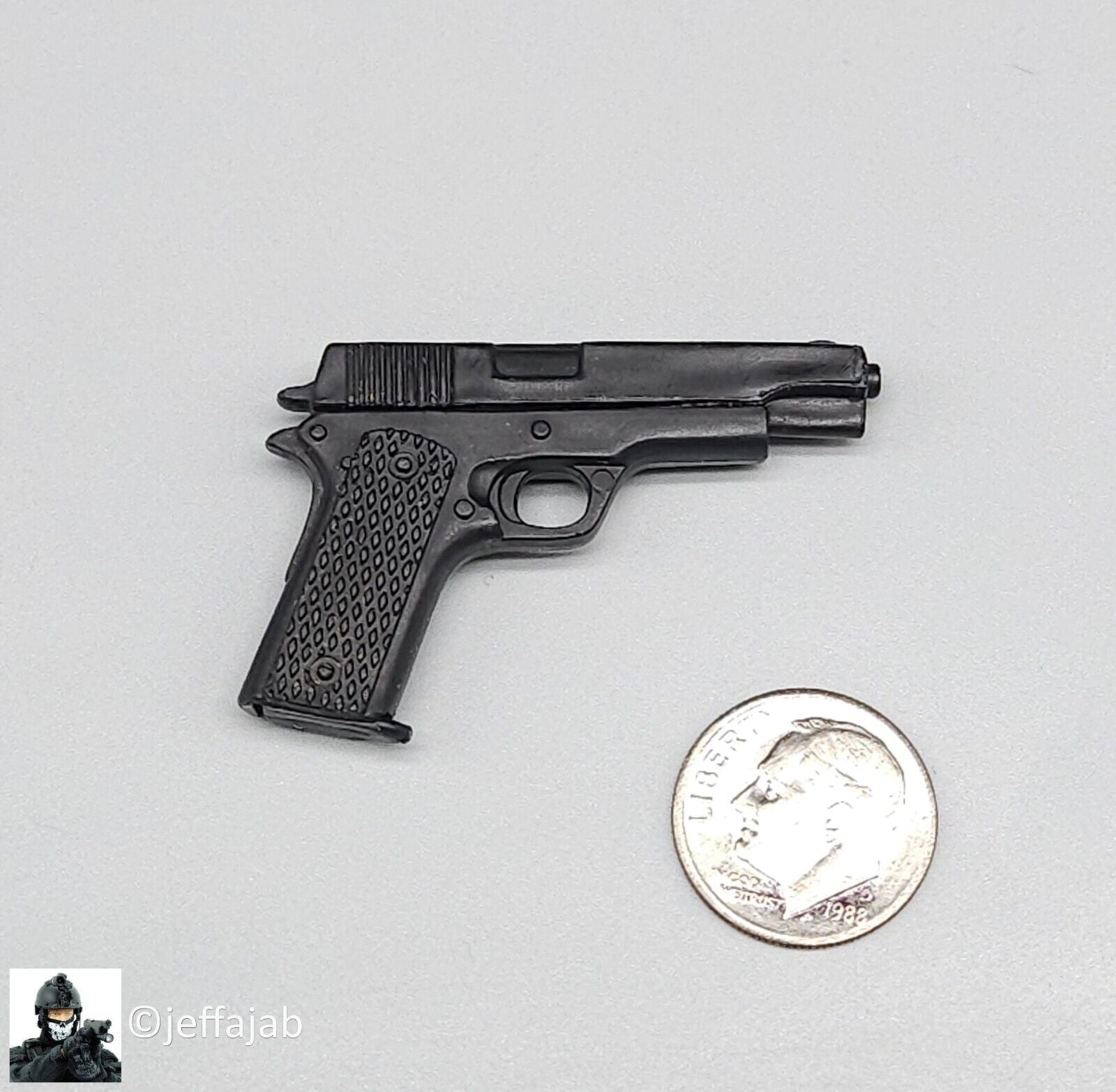 1:6 Hasbro GI Joe Modern 1911 Pistol for 12" Figures