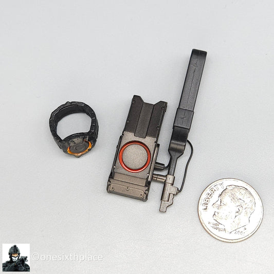 1:6 scale VTS Toys Darkzone Agent ISAC Brick Comm Relay & Watch for 12" Figures
