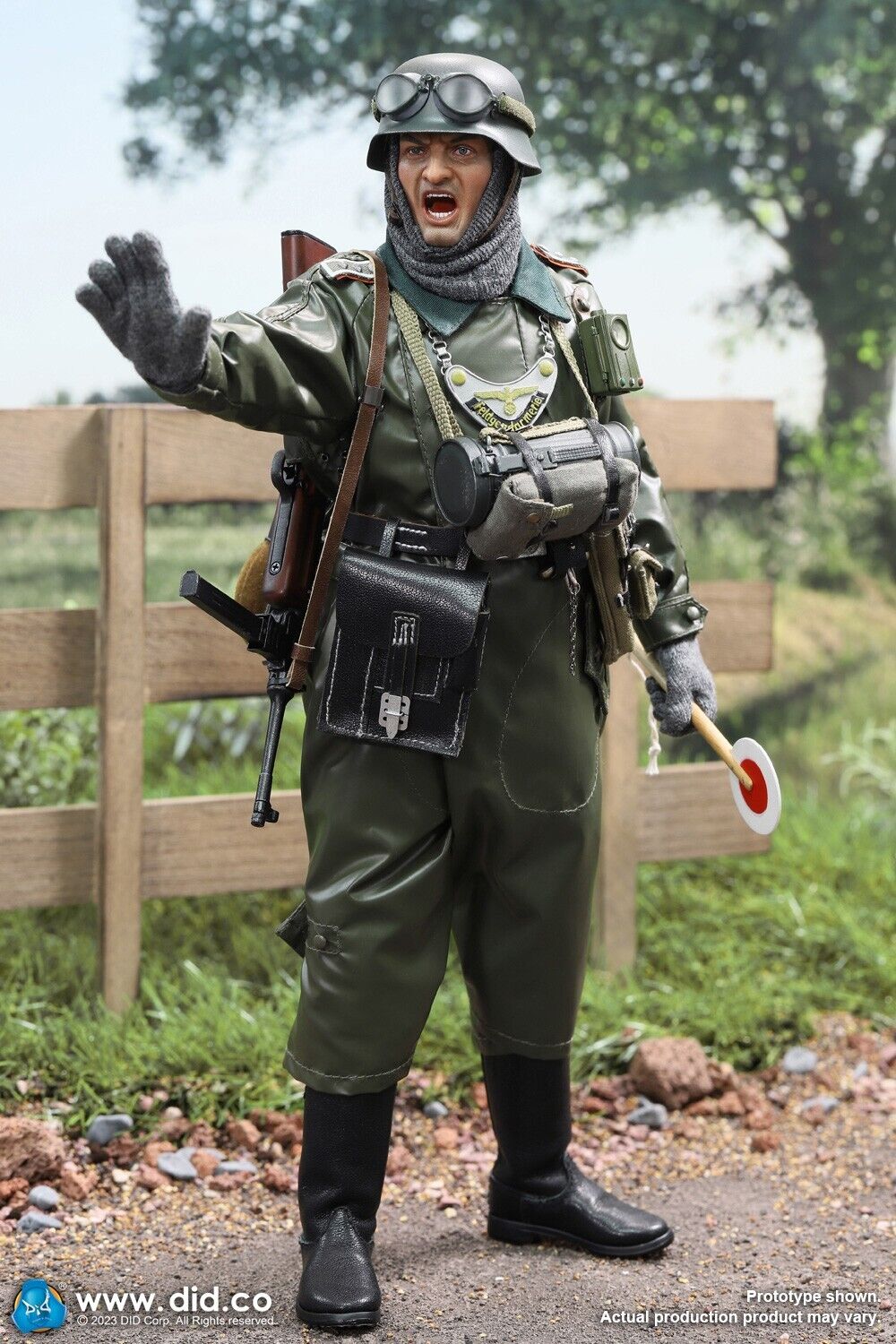 1:6 Scale DID WWII German Military Policeman Richard Male Head Sculpt