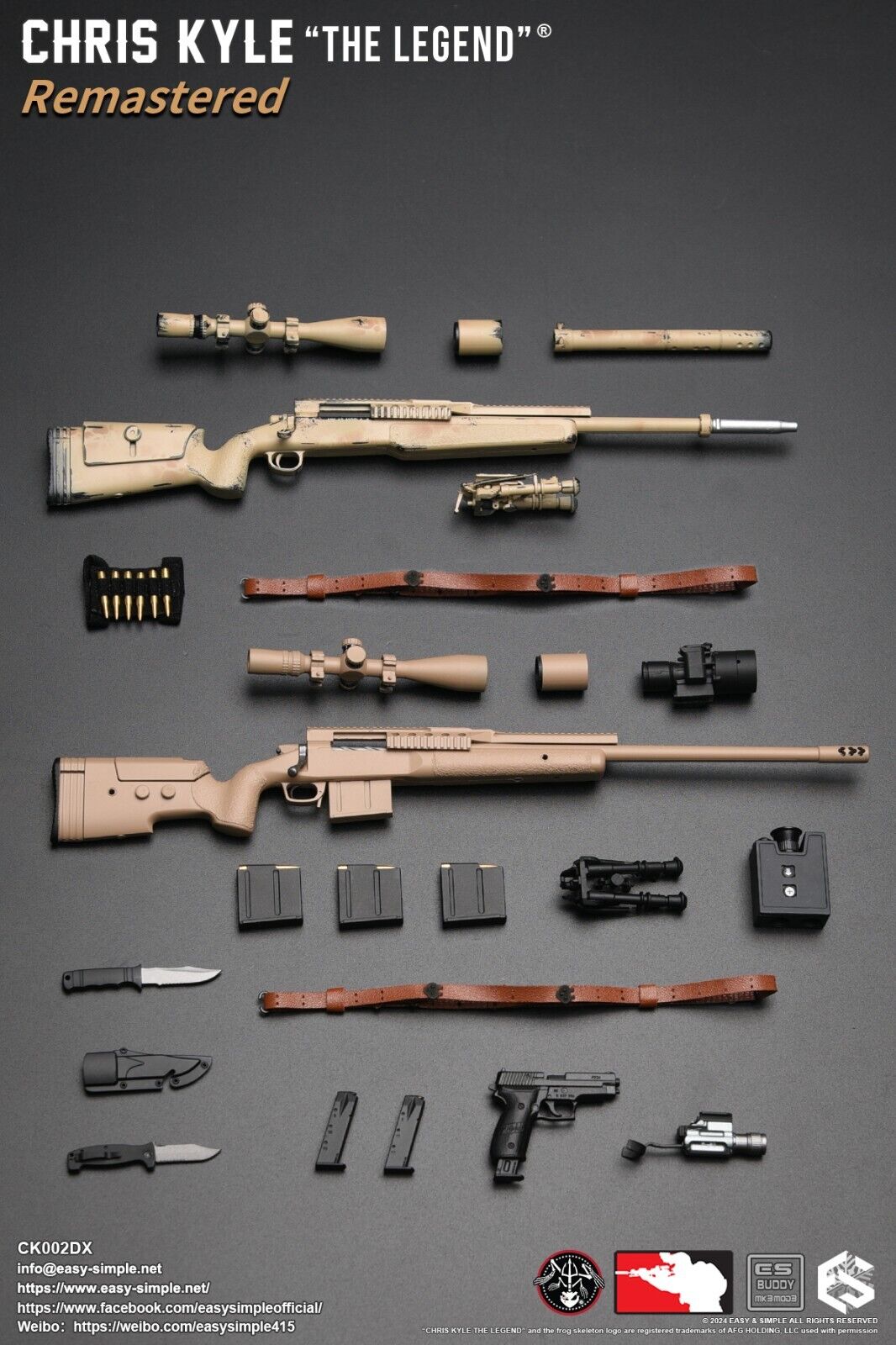 1:6 scale Easy & Simple Chris Kyle The Legend Remastered Deluxe Version CK002DX