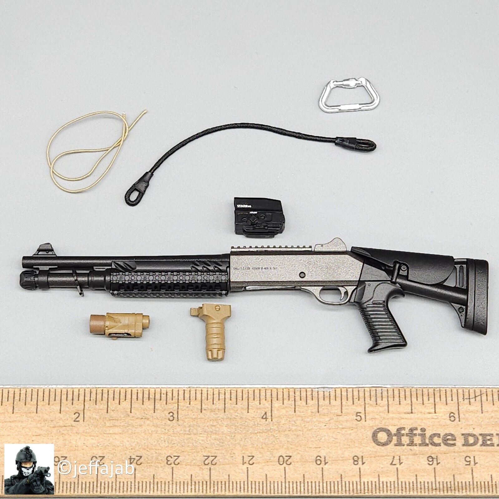 1:6 scale Easy & Simple Veteran Tactical Instructor Chapter II Shotgun w/ Sling