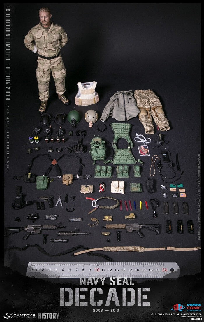 1:6 scale DamToys Decade of Navy SEALs Rifle M3X Gun Light for 12" Figures