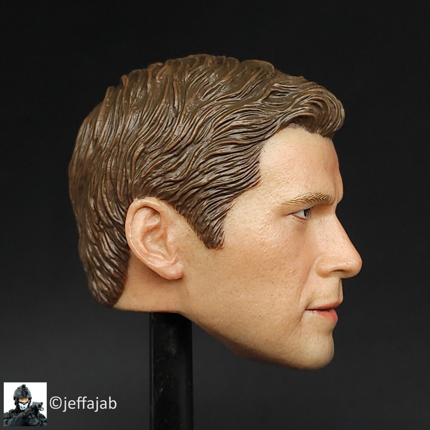 1:6 scale Soldier Story 82nd Airborne Male Head Sculpt for 12" Figures