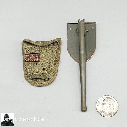 1:6 scale Ujindou Vietnam US Army 25th Infantry Division Metal Shovel w/ Cover