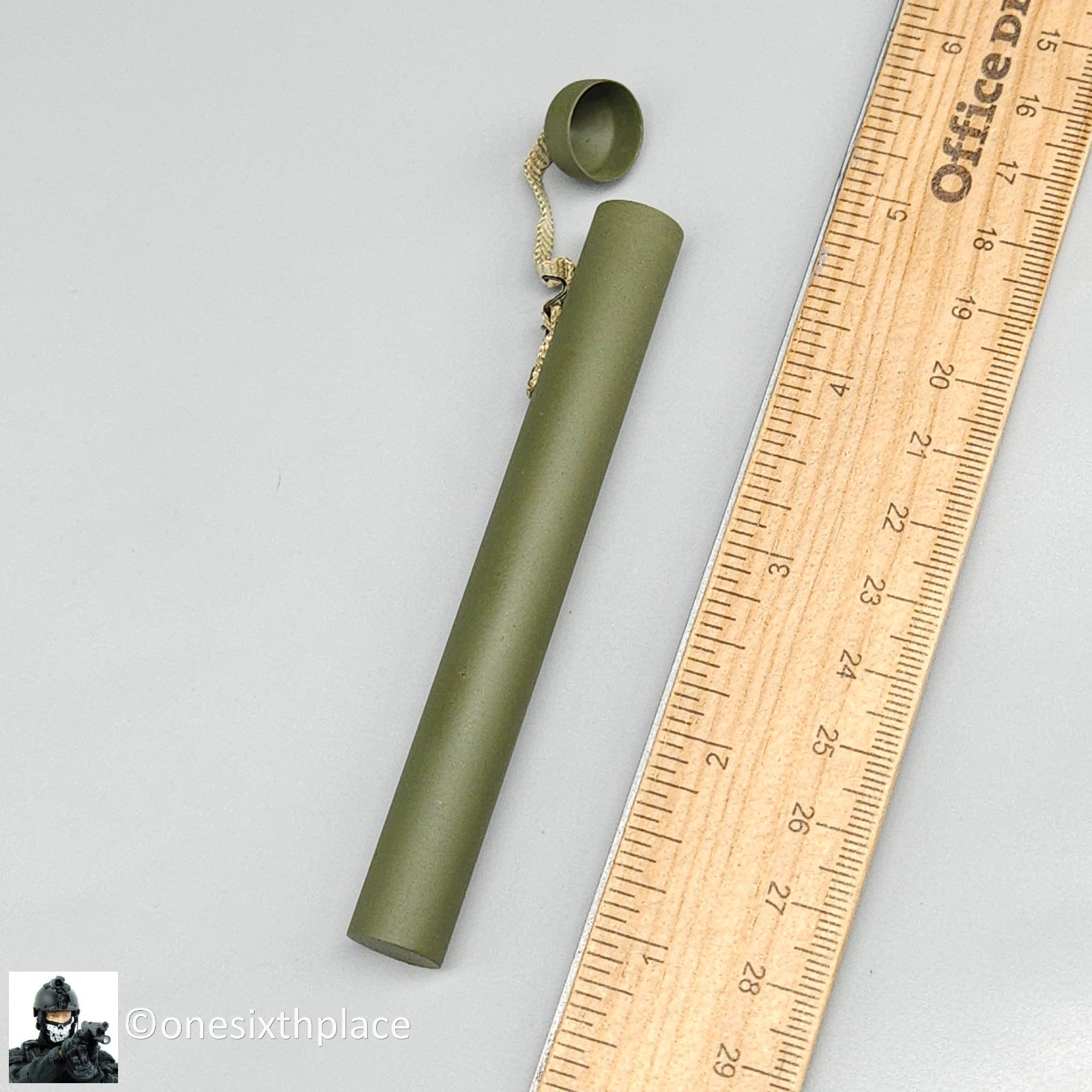 1:6 DiD WWII US 2nd Ranger Sniper Jackson Rifle Scope Case (Metal) 12" Figures