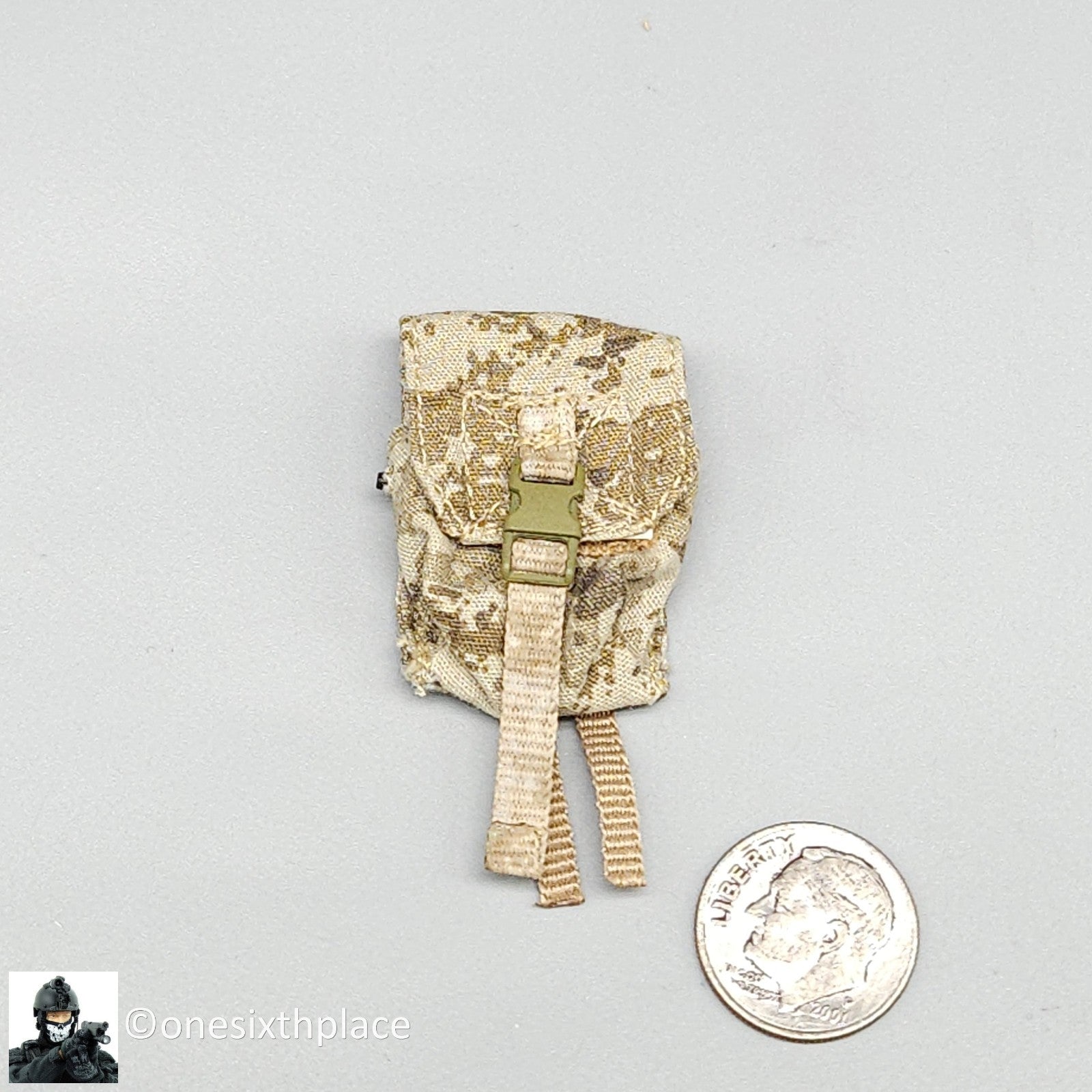 1:6 scale AOR1 Camo GP Canteen Pouch for 12" Figures