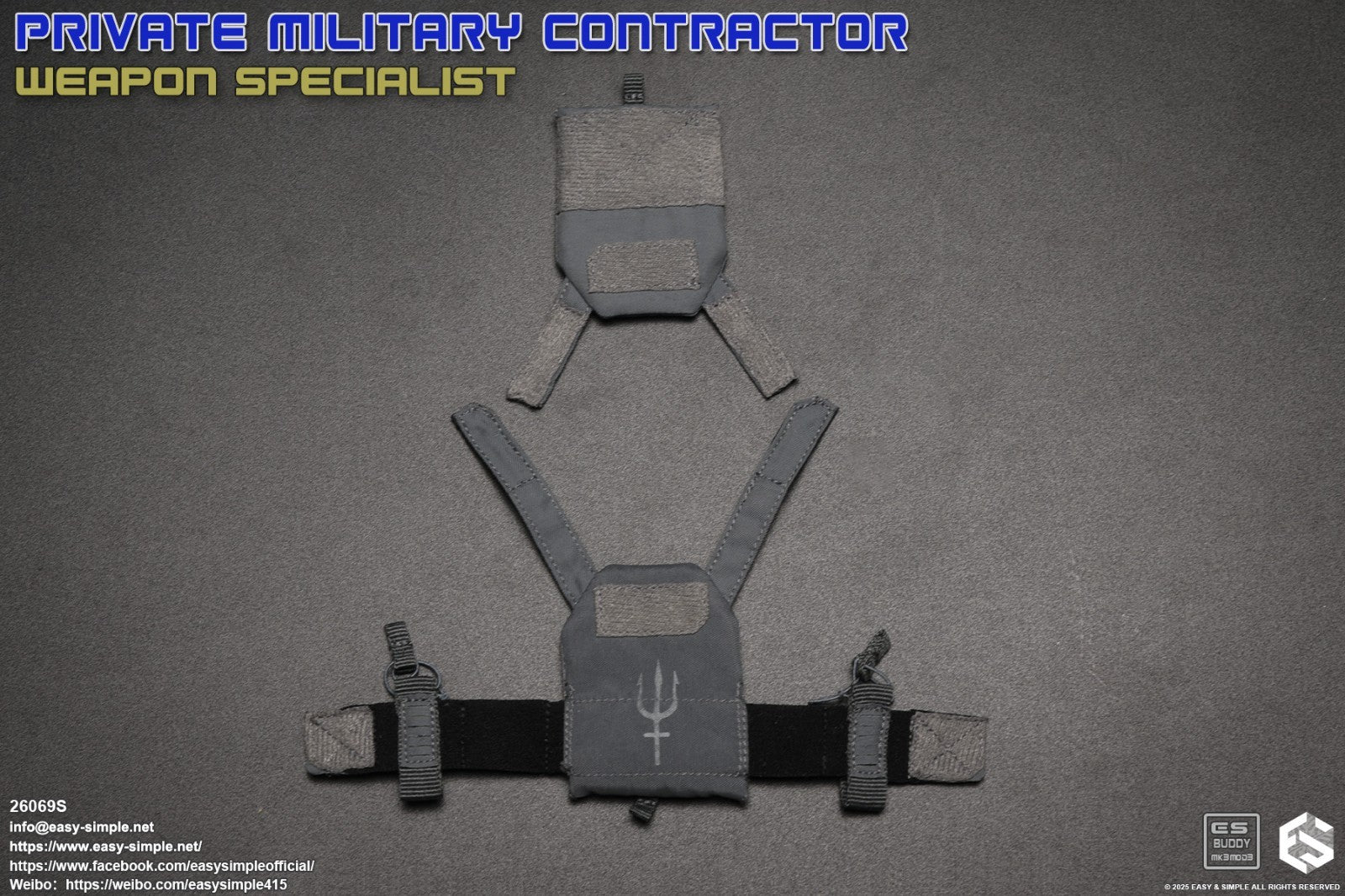 1:6 scale Easy & Simple Private Military Contractor Weapon Specialist 26069S