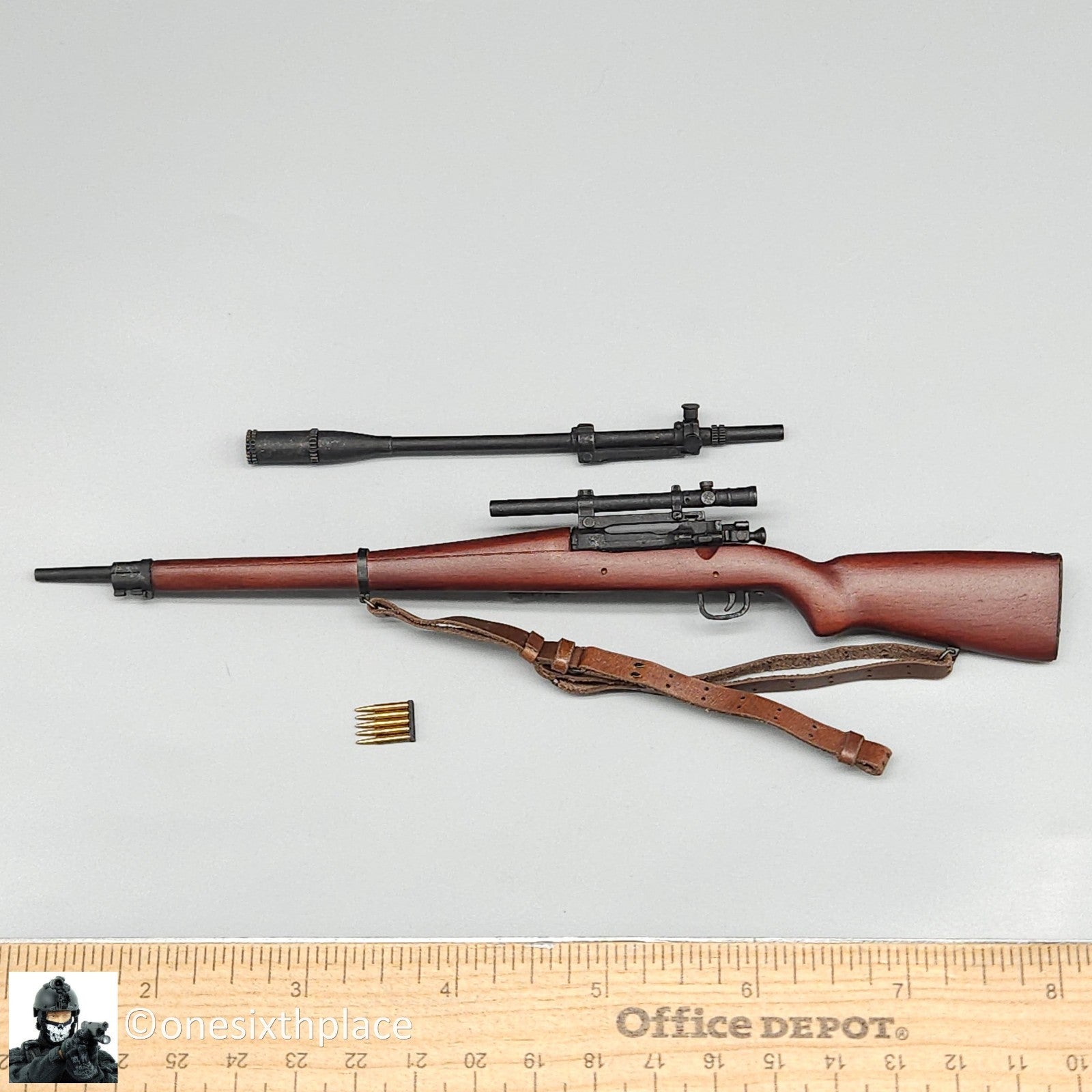 1:6 DiD WWII US 2nd Ranger Sniper Jackson Springfield Rifle for 12" Figures