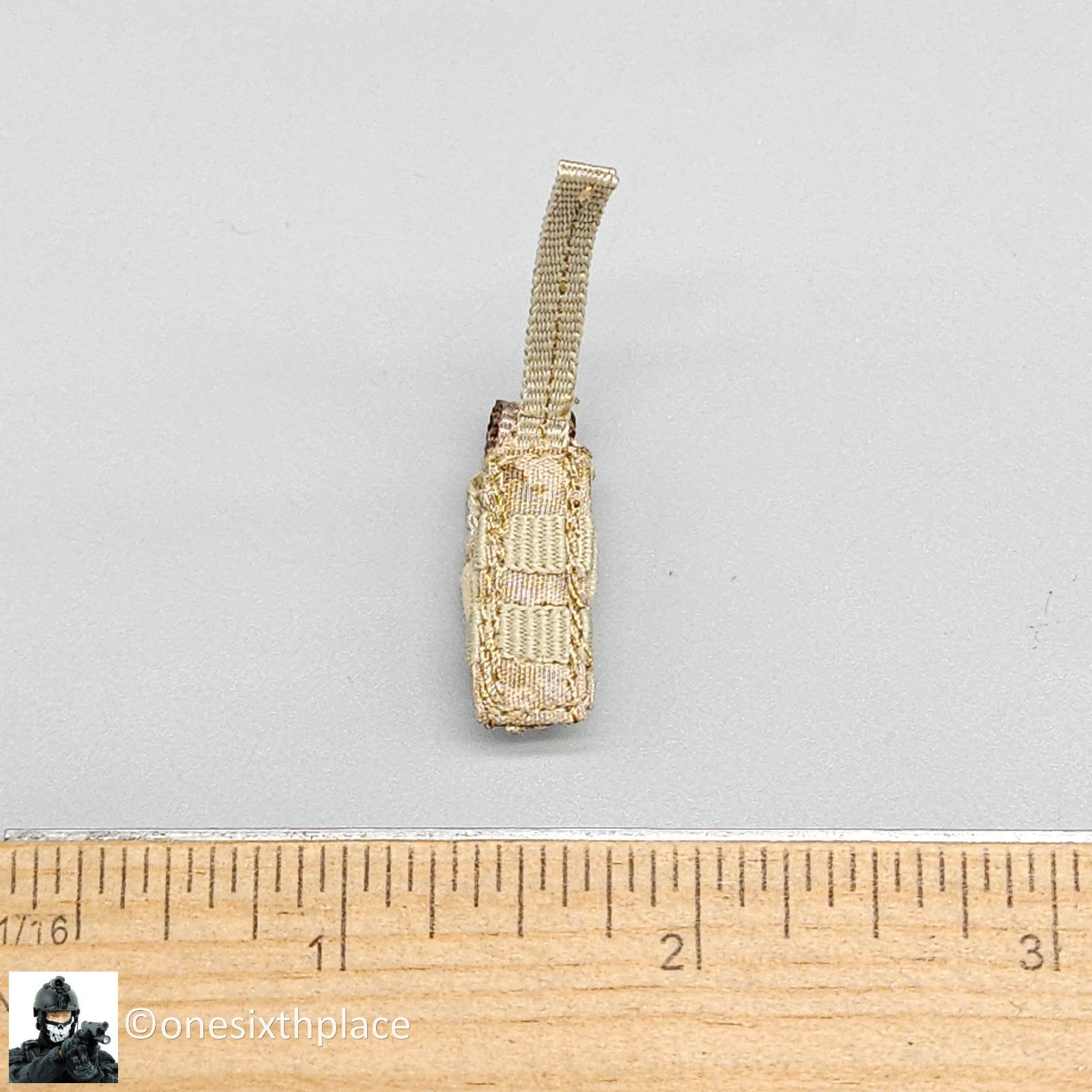 1:6 scale Easy & Simple AOR1 Camo Pistol Mag Pouch for 12" Figures