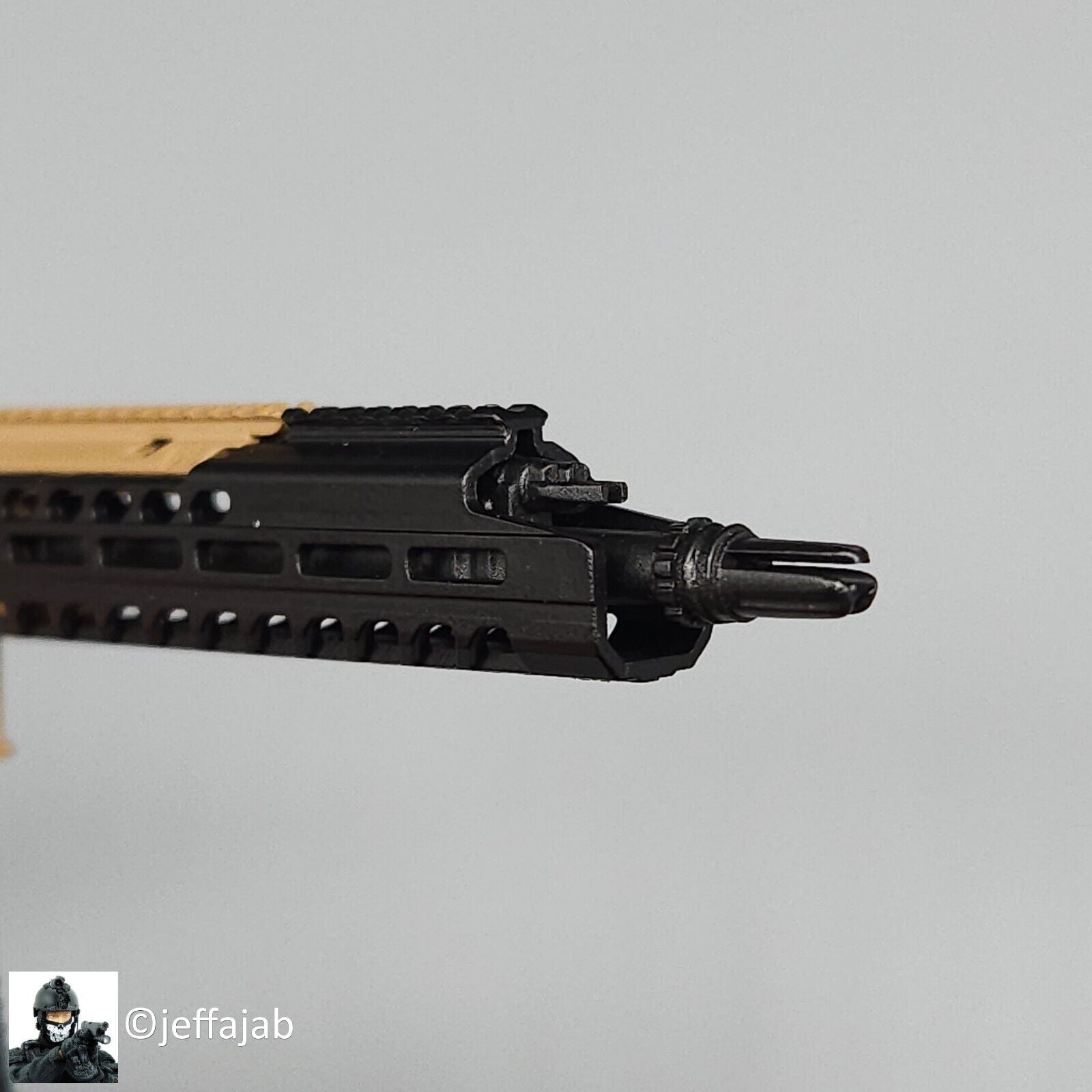 1:6 scale Easy & Simple MCX Carbine Pistol w/ Folding Stock for 12" Figures