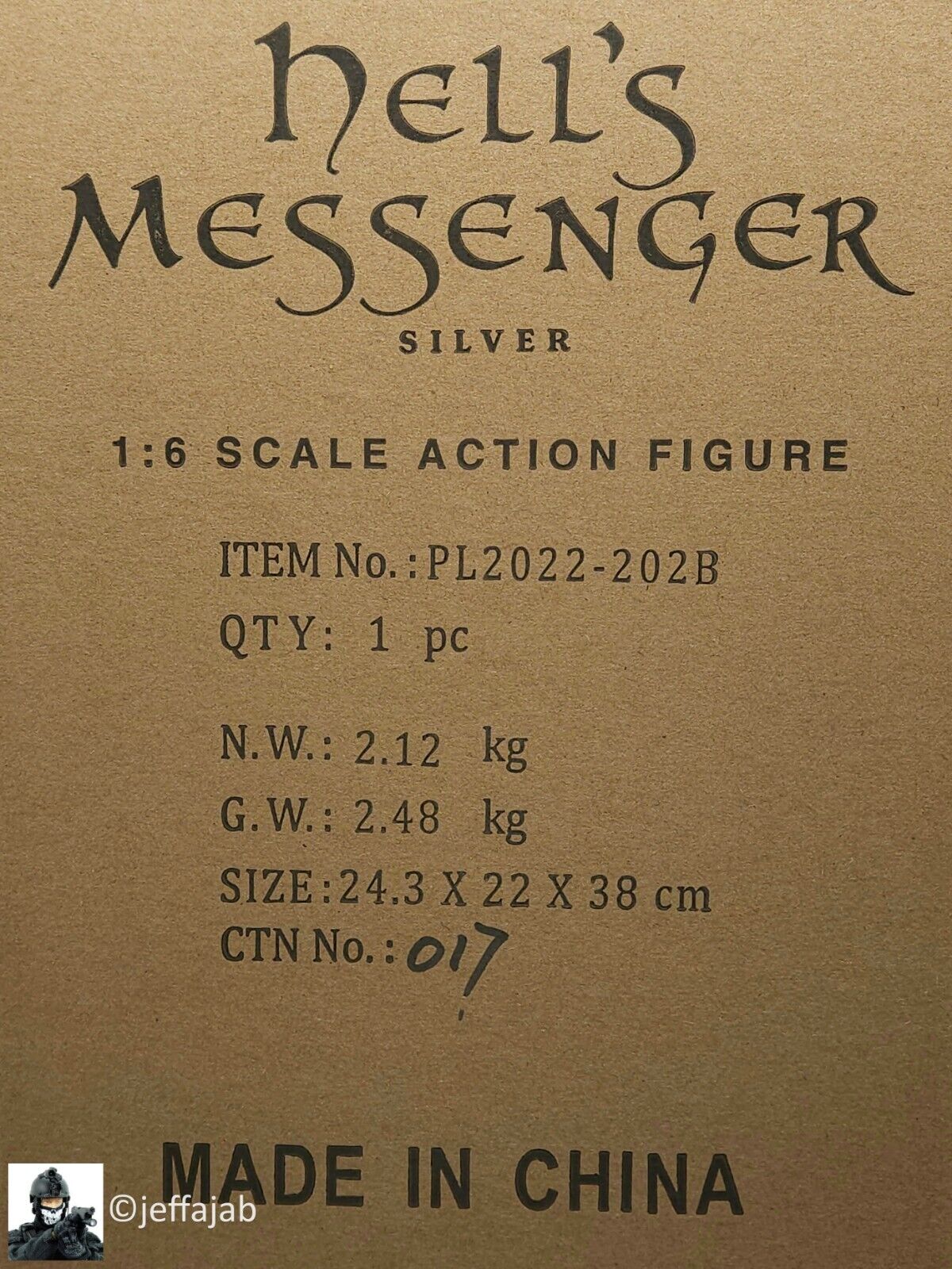 1:6 TBLeague PL2022-202B Hell’s Messenger Silver 12" Female Fantasy Figure