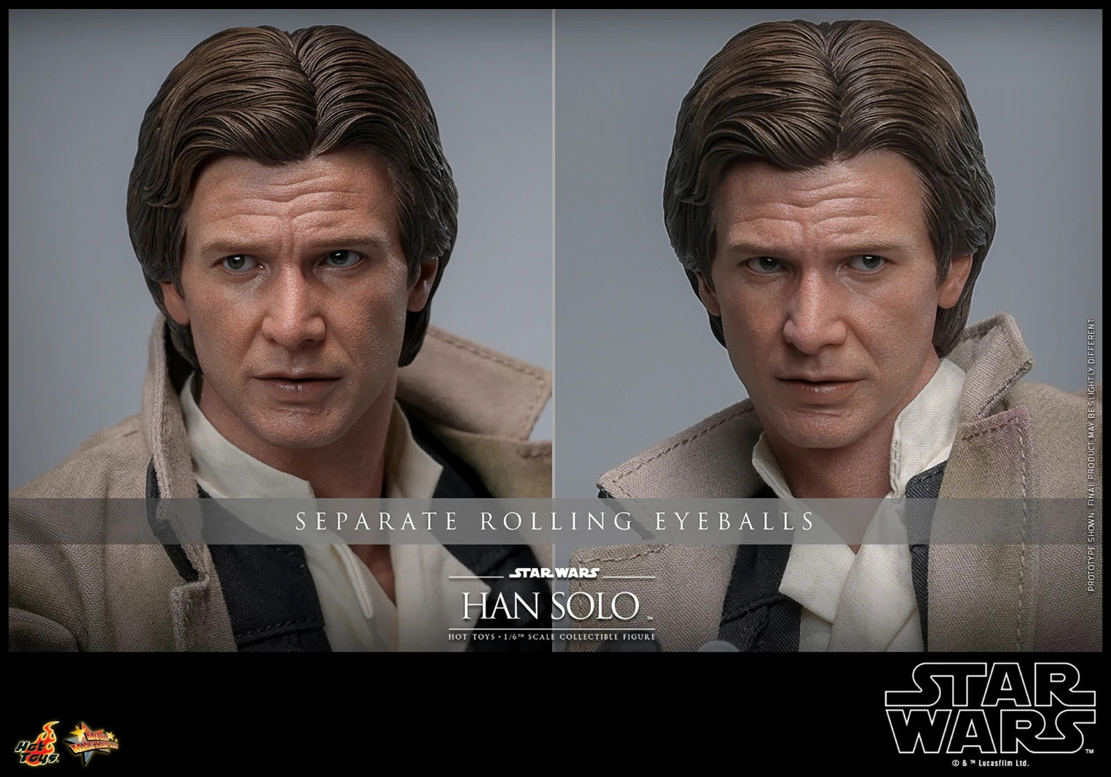 1:6 scale Hot Toys Star Wars Han Solo 12" Action Figure MM740