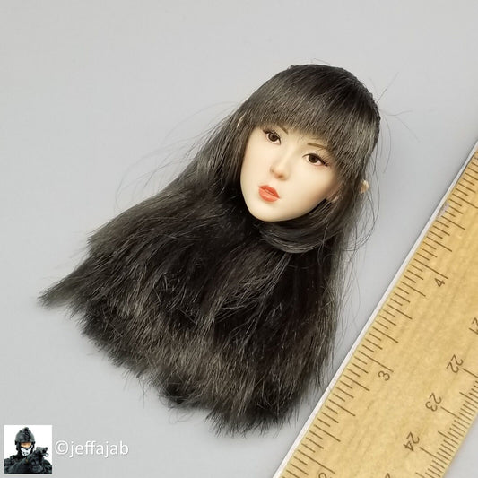 1:6 Flagset School Girl Han MeiMei Female Asian Head Sculpt for 12" Figures