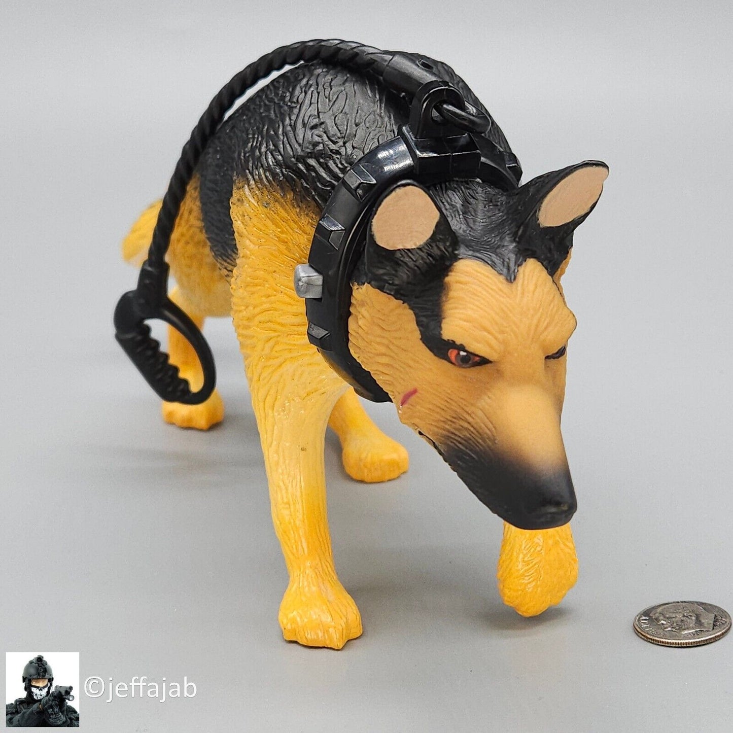 1:6 Hasbro Action Man Mission K9 German Shepherd Dog for 12" Figure K-9