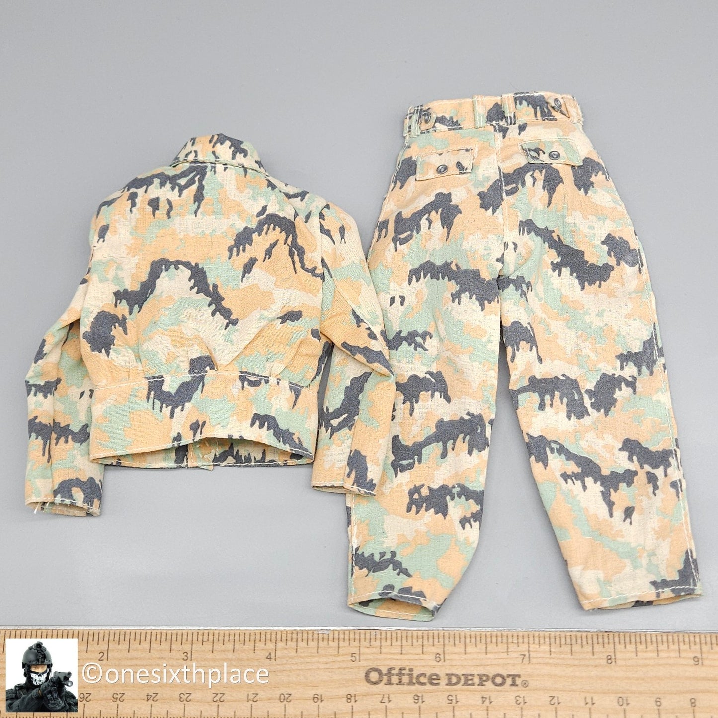 1:6 scale Dragon WWII German Arno Leibermuster Camouflage Uniform for 12" Figure