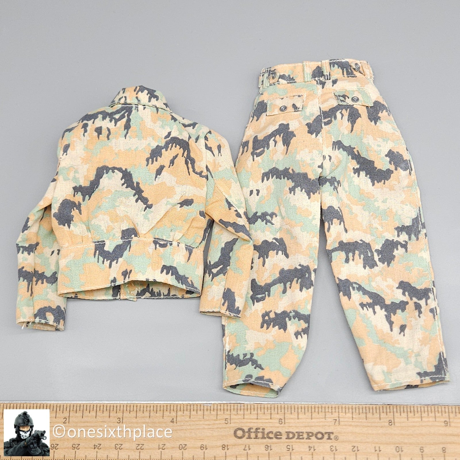 1:6 scale Dragon WWII German Arno Leibermuster Camouflage Uniform for 12" Figure