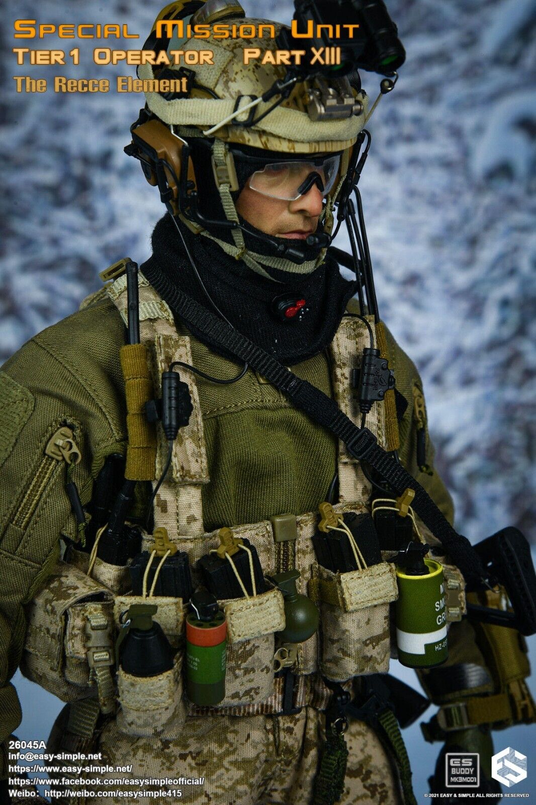 1:6 Easy Simple Recce Element Green 100 MPH Tape for 12" GI Joe Dragon DamToys