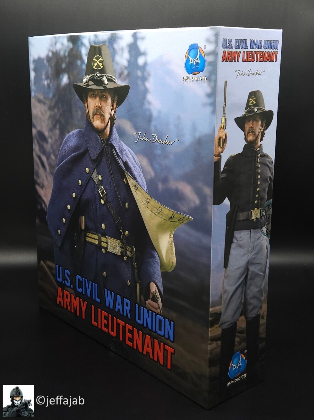 1:6 scale DiD US Civil War Union Army Lieutenant John Dunbar 12" Figure NS80175