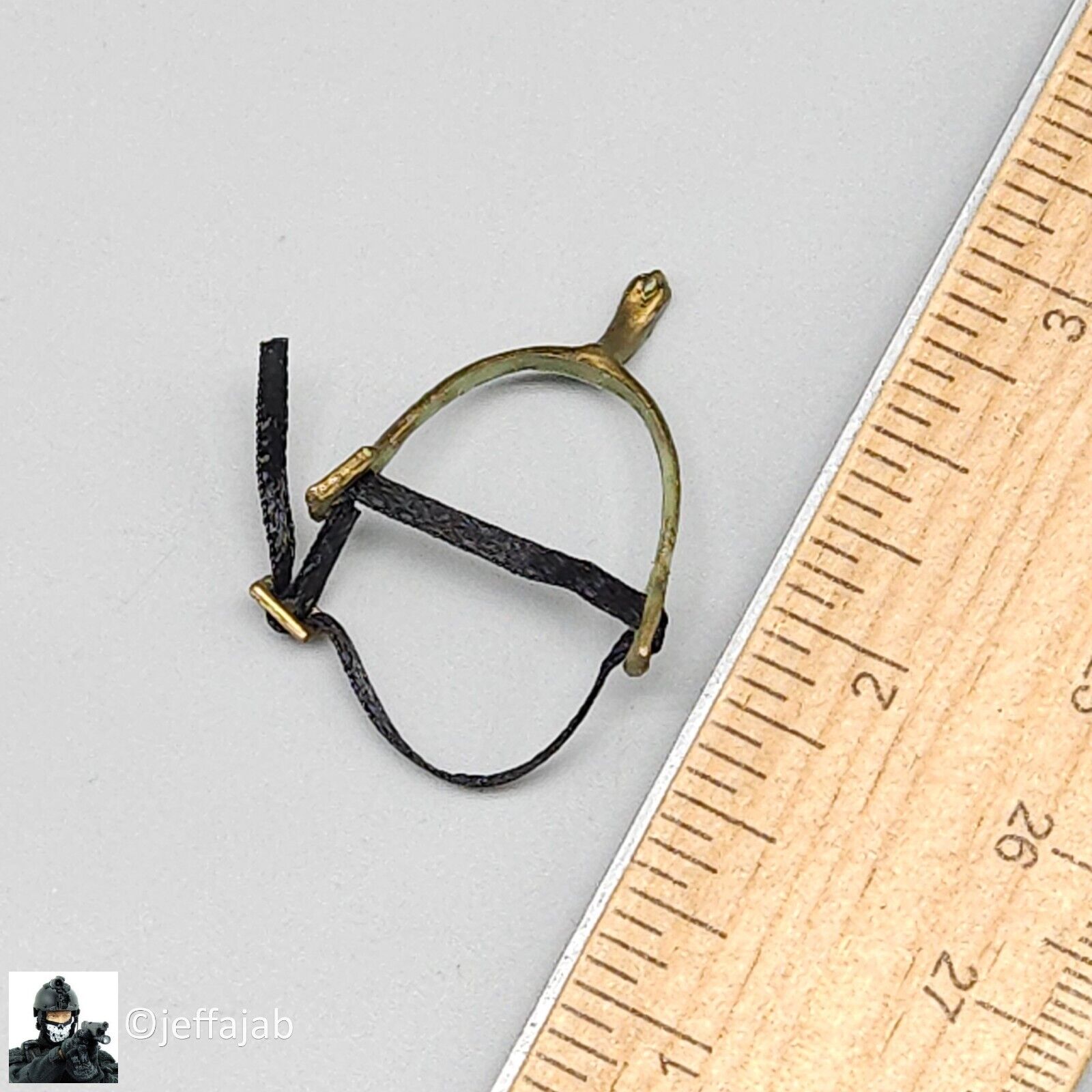 1:6 scale Sideshow Civil War Officer Cavalry Replacement Boot Spur x1