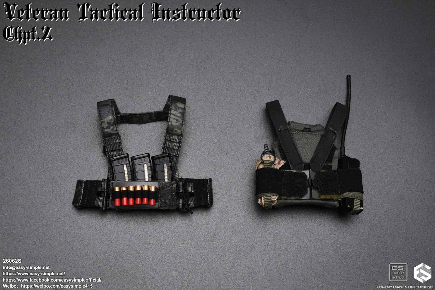 1:6 Easy & Simple Veteran Tactical Instructor Chapter II MCB Chest Rig