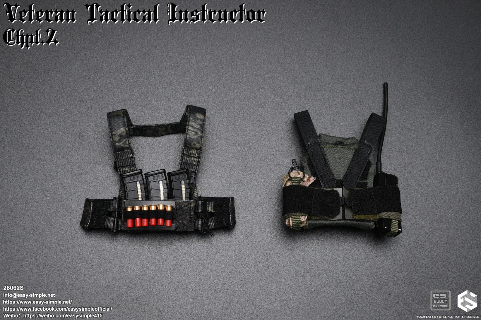 1:6 Easy & Simple Veteran Tactical Instructor Chapter II MCB Chest Rig