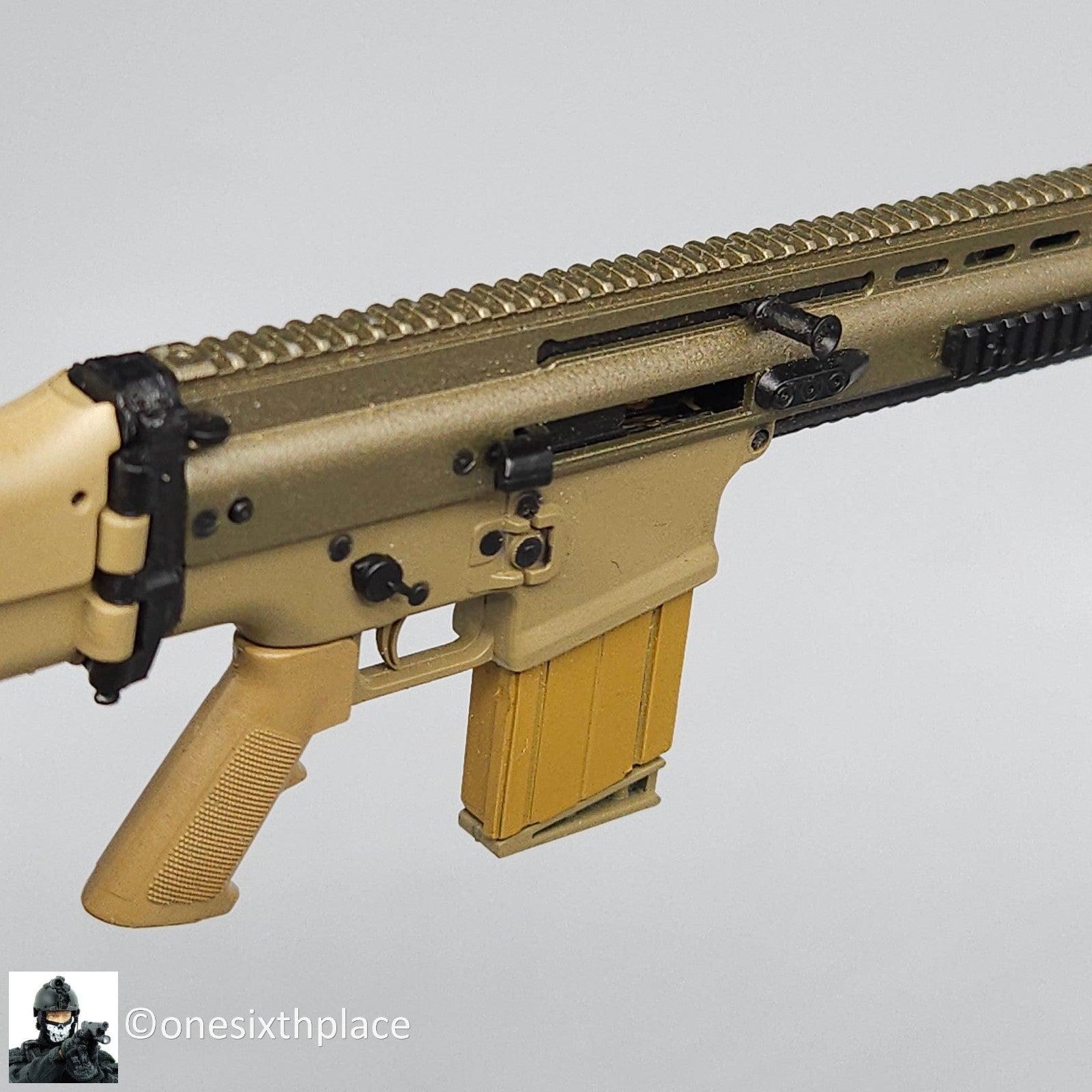 1:6 scale Mini Times FN SCAR-H MK17 7.62 Base Rifle for 12" Figures