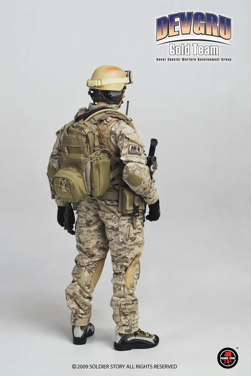 1:6 scale Soldier Story DEVGRU Gold Team Tan Plate Carrier for 12" Figures