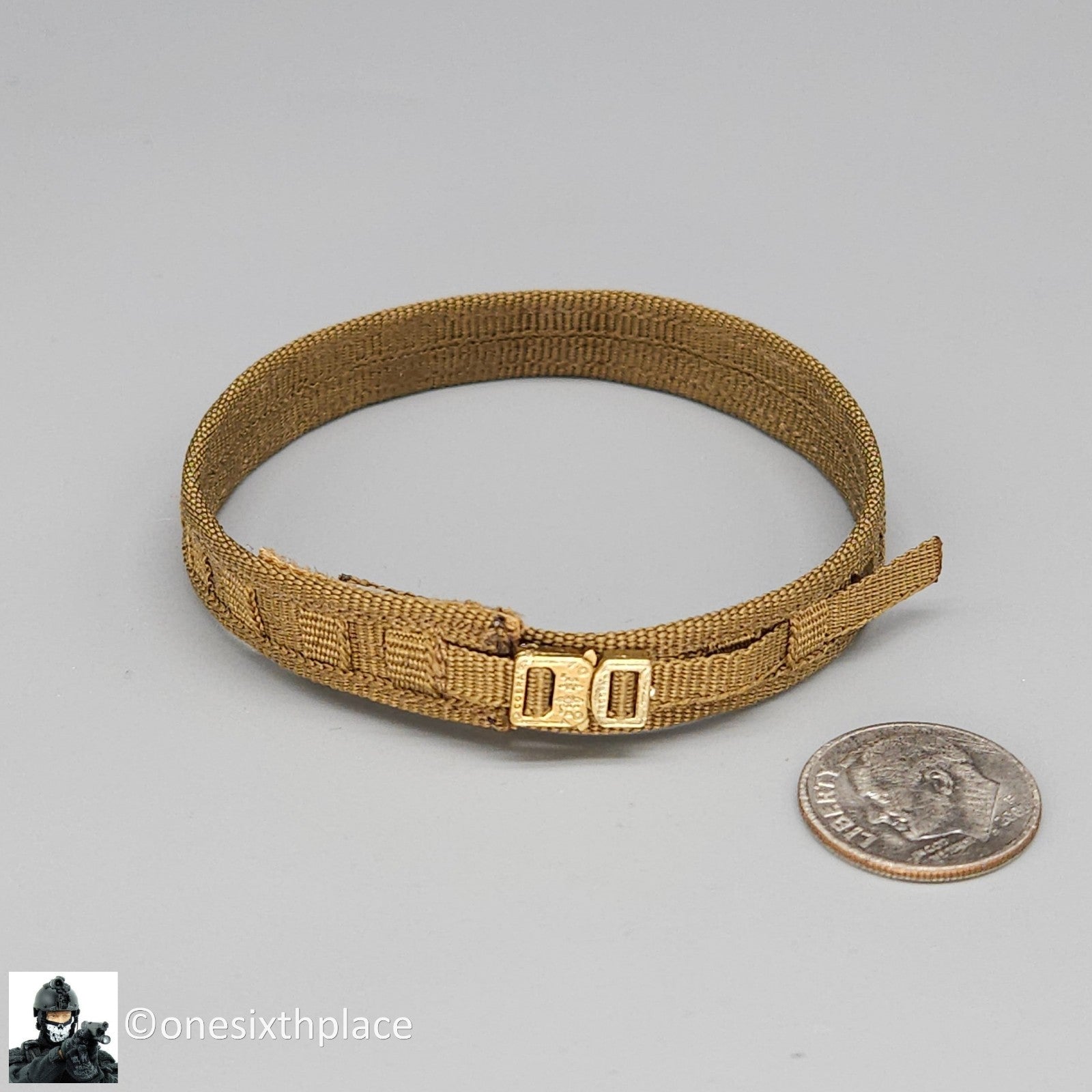 1:6 DamToys 31st MEU Force Reconnaissance Platoon Tan MOLLE Belt for 12" Figures