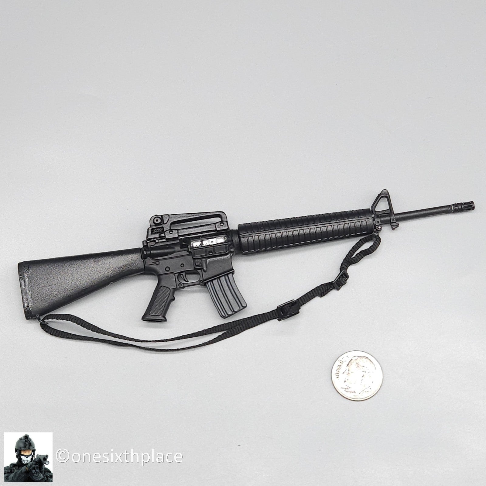 1:6 scale BBI Freedom Force M16 Rifle w/ Removable Carry Handle for 12" Figures