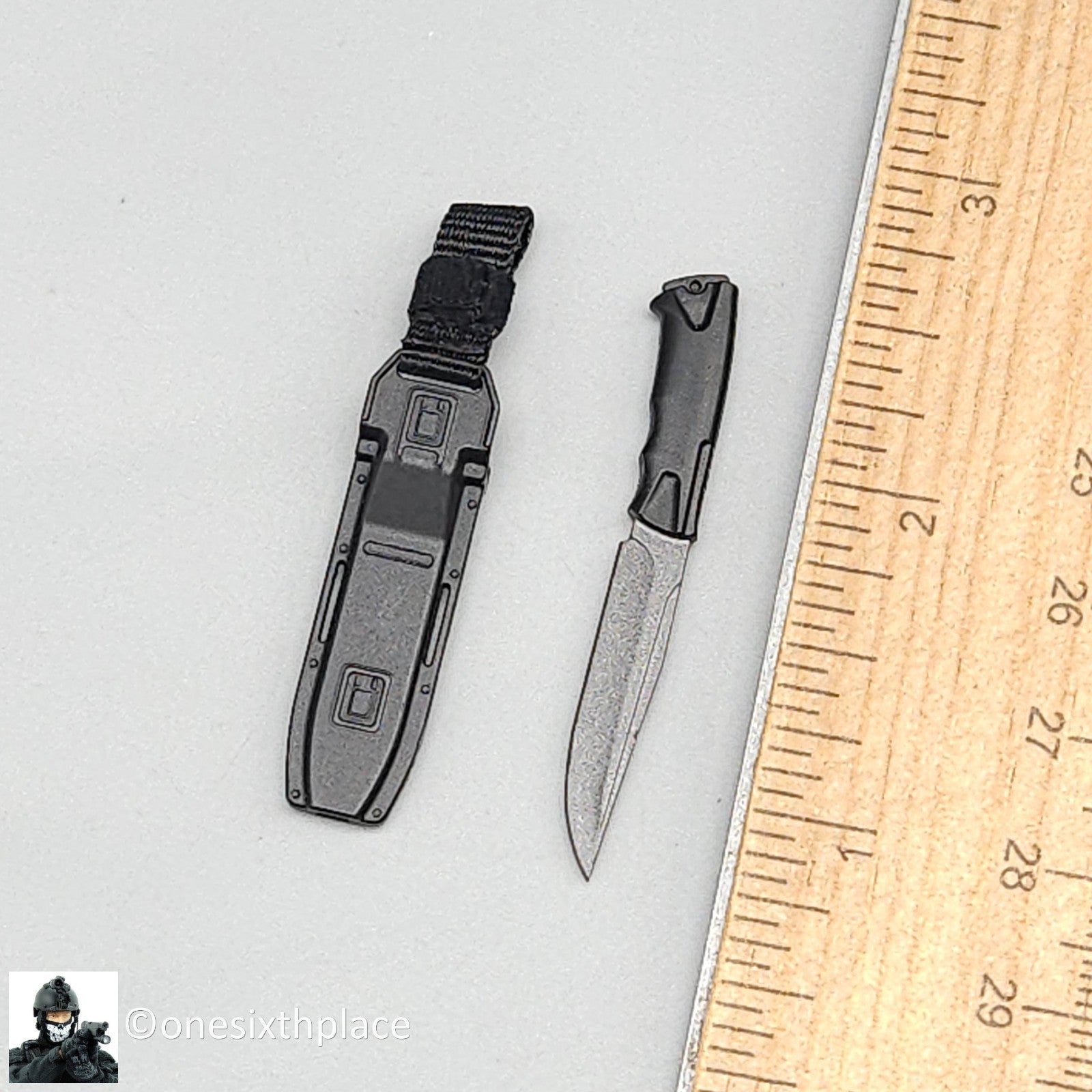 1:6 scale Easy & Simple Russian ALPHA Team Leader Combat Knife for 12" Figures