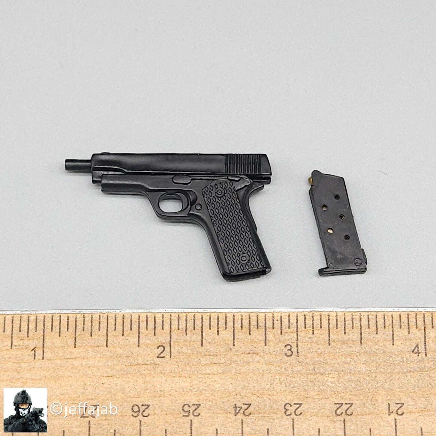 1:6 Hasbro GI Joe Modern 1911 Pistol for 12" Figures