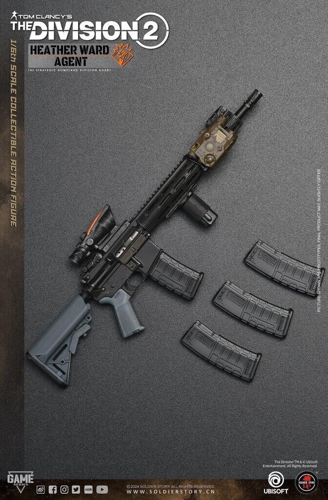 1:6 scale Soldier Story The Division 2 Agent Heather Ward M4 Rifle Set