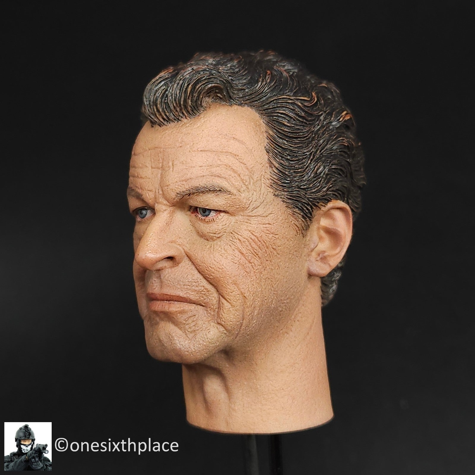 1:6 scale DiD Walter Bishop Fringe Male Head Sculpt for 12" Figures
