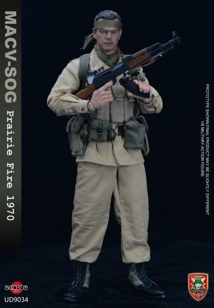 1:6 Ujindou Vietnam MACV-SOG Prairie Fire NVA AK Chest Rig for 12" Figures