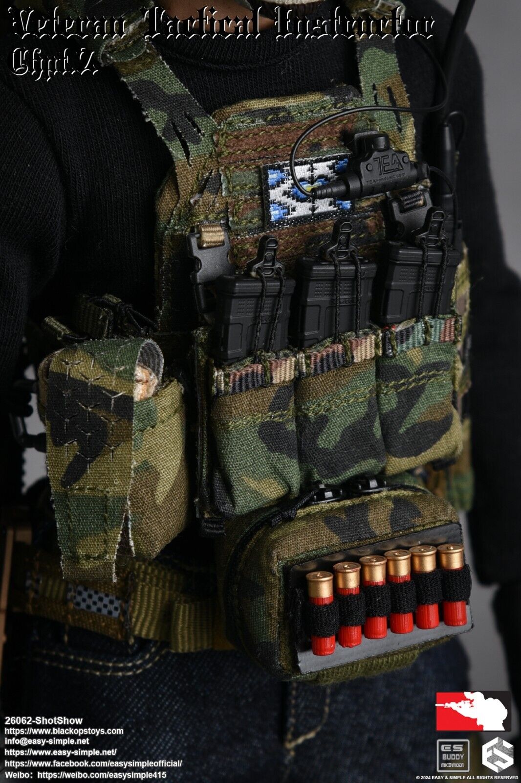 1:6 Easy & Simple Veteran Tactical Instructor Ch II SHOTShow Shotgun Shell Pouch