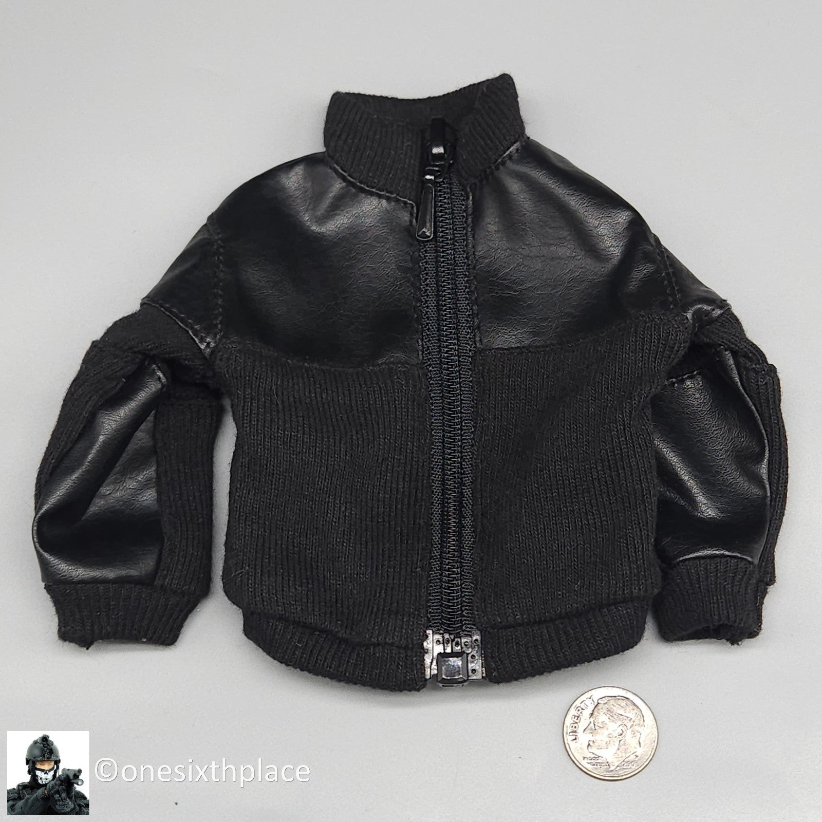 1:6 scale Dragon CIA Agent Smith Black Jacket for 12" Figures