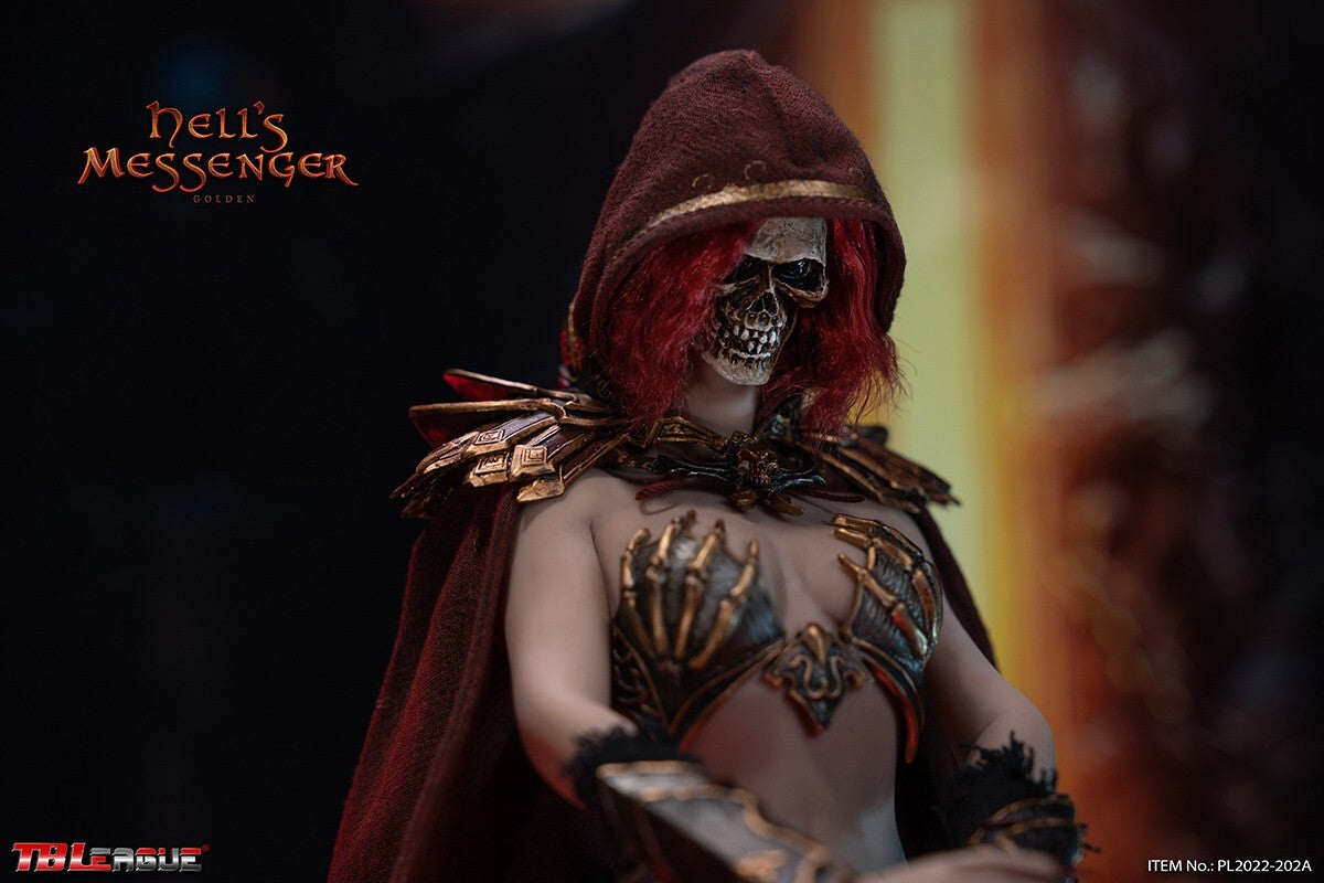 1:6 TBLeague PL2022-202A Hell’s Messenger Golden Female Red Hair Head 12" Figure