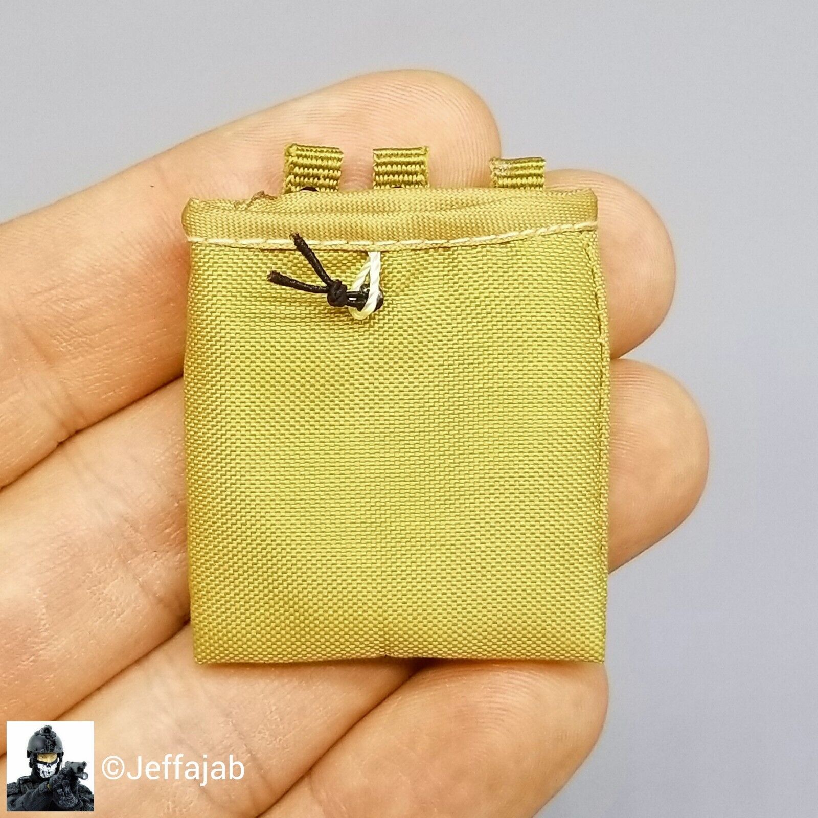 1:6 Toy Soldier Coyote Tan Dump Belt Pouch for 12" GI Joe Dragon SEAL PMC