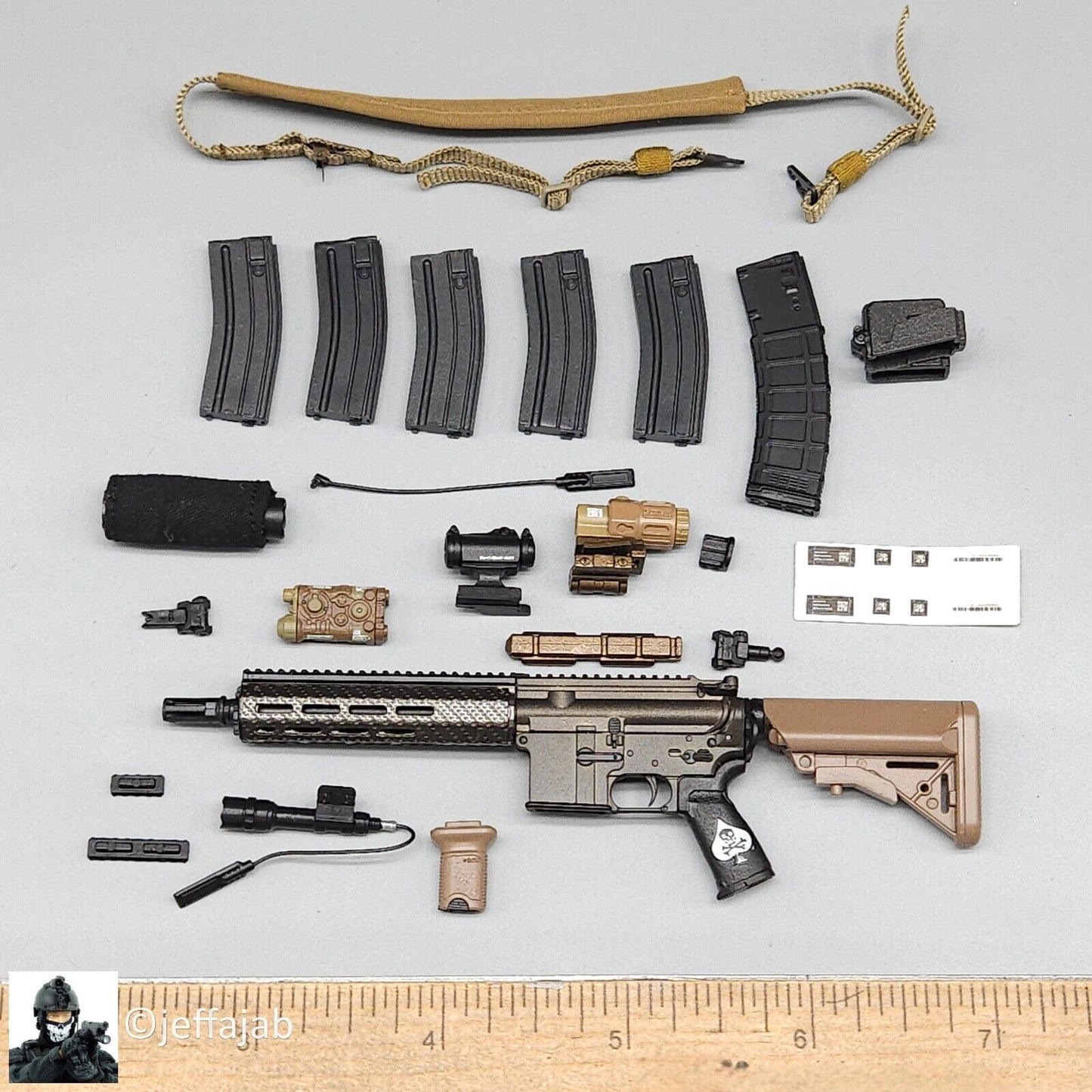 1:6 scale Easy & Simple Delta Force Chronology 2022 Ver. A HK416 Rifle Set