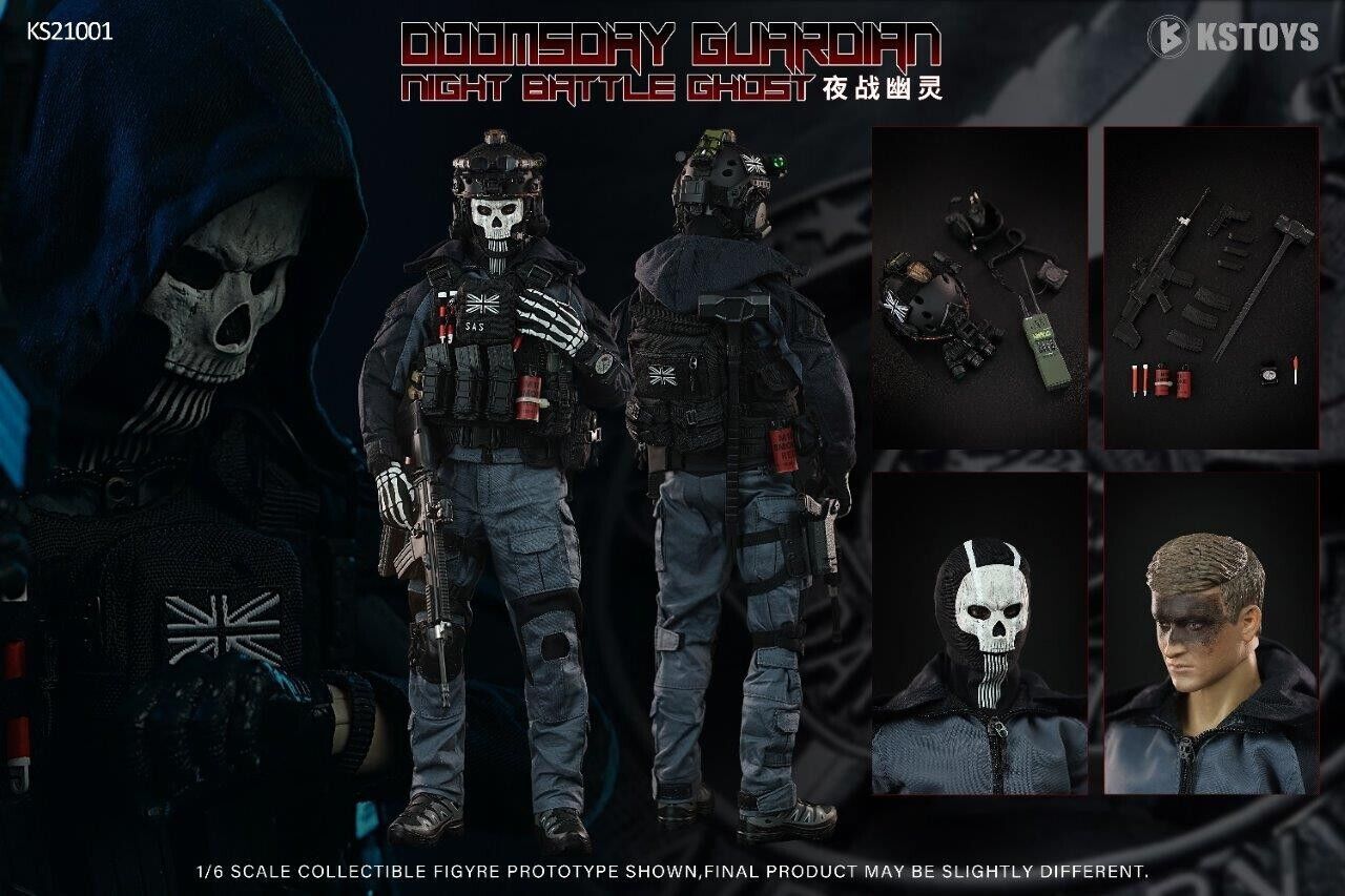 1:6 KSToys Doomsday Guardian Black Display Stand Base for 12" Figures