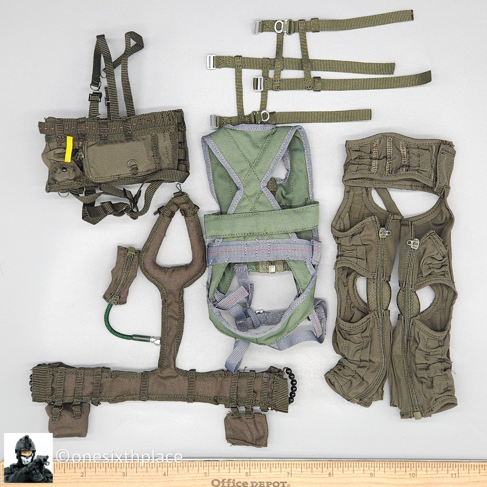 1:6 DID US Navy F-14 Pilot Tom & Nick Flight Vest & G Pants Set for 12" Figures
