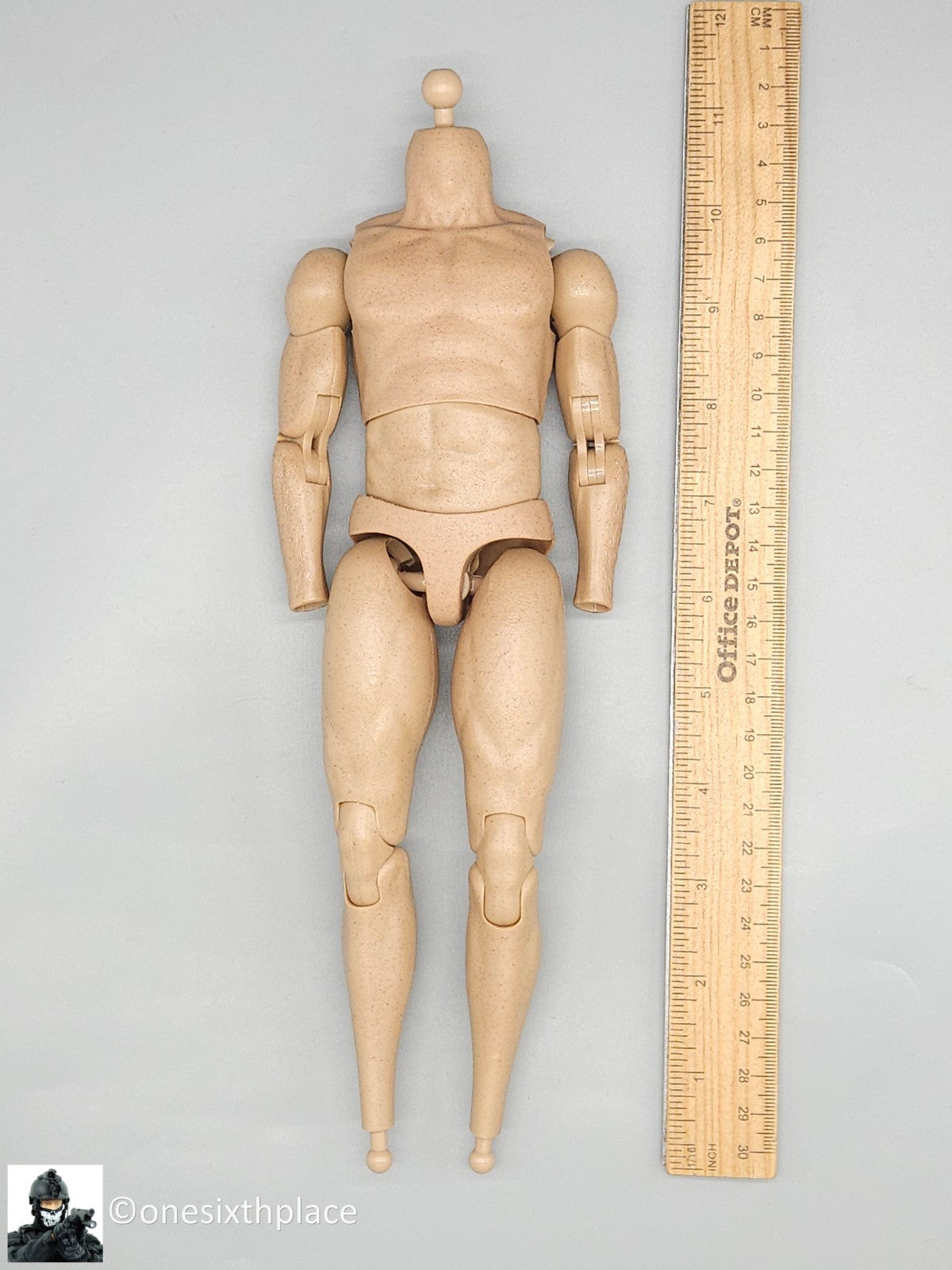 1:6 Easy & Simple Mk3Mod1 Male Nude Body READ NOTES 12" Figure