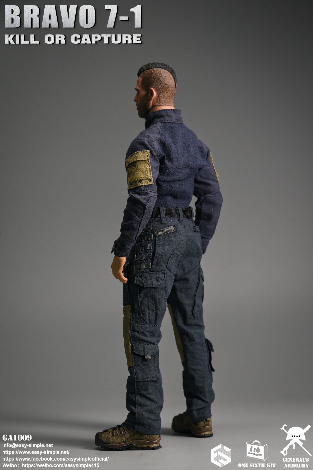 1:6 scale General's Armoury Bravo 7-1 Kill or Capture (Soap) 12" Figure GA1009