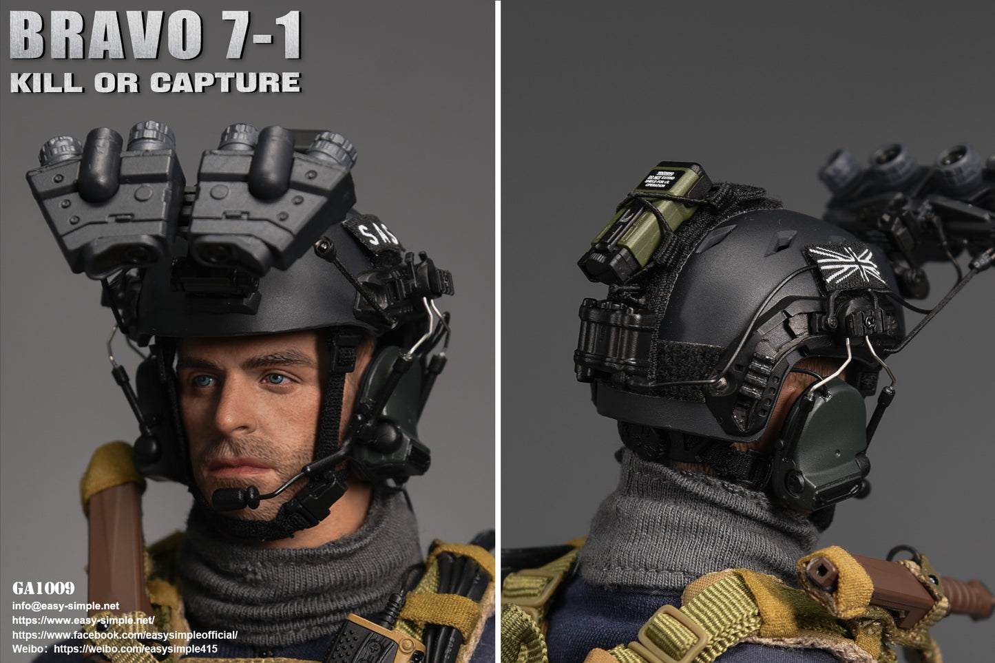 1:6 scale General's Armoury Bravo 7-1 Kill or Capture (Soap) 12" Figure GA1009