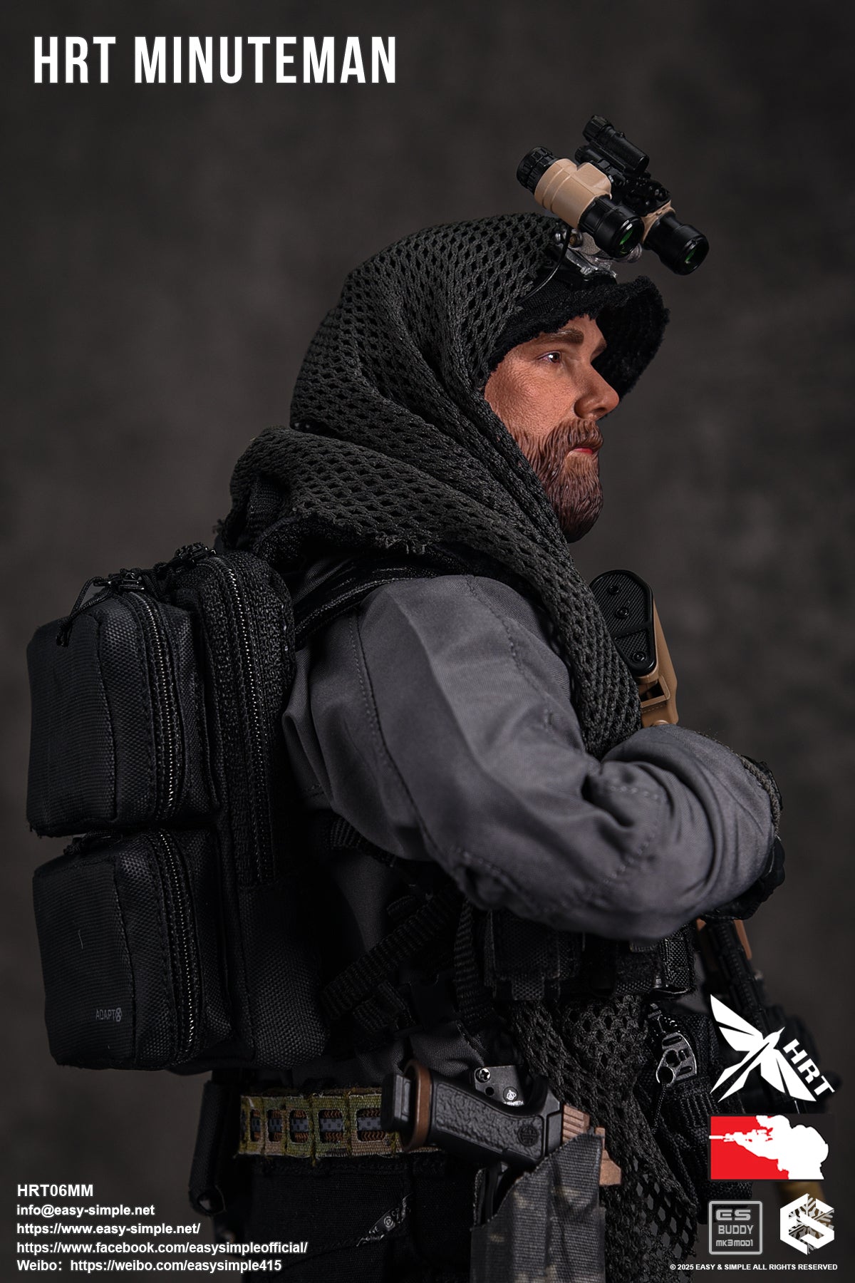 1:6 Easy & Simple HRT Minuteman ShotShow 2025 Exclusive 12" Figure HRT06MM