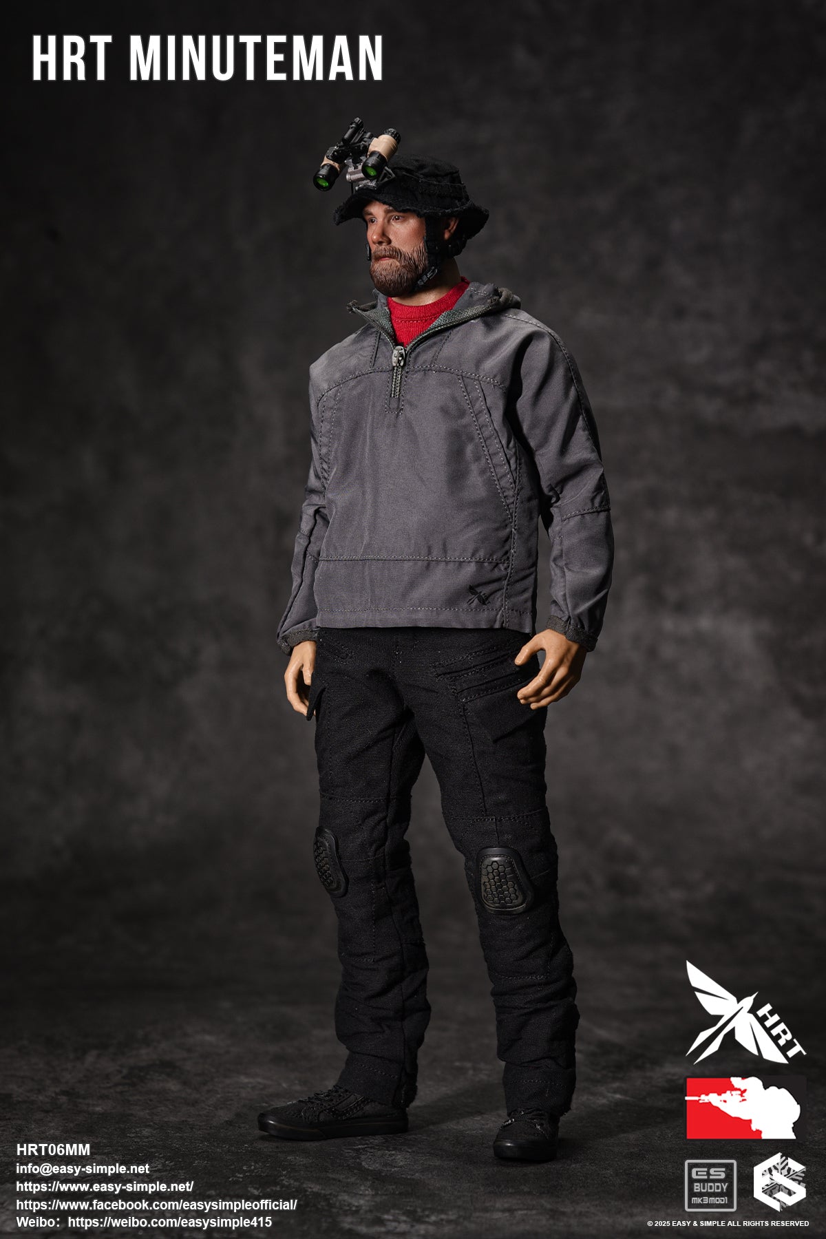 1:6 Easy & Simple HRT Minuteman ShotShow 2025 Exclusive 12" Figure HRT06MM