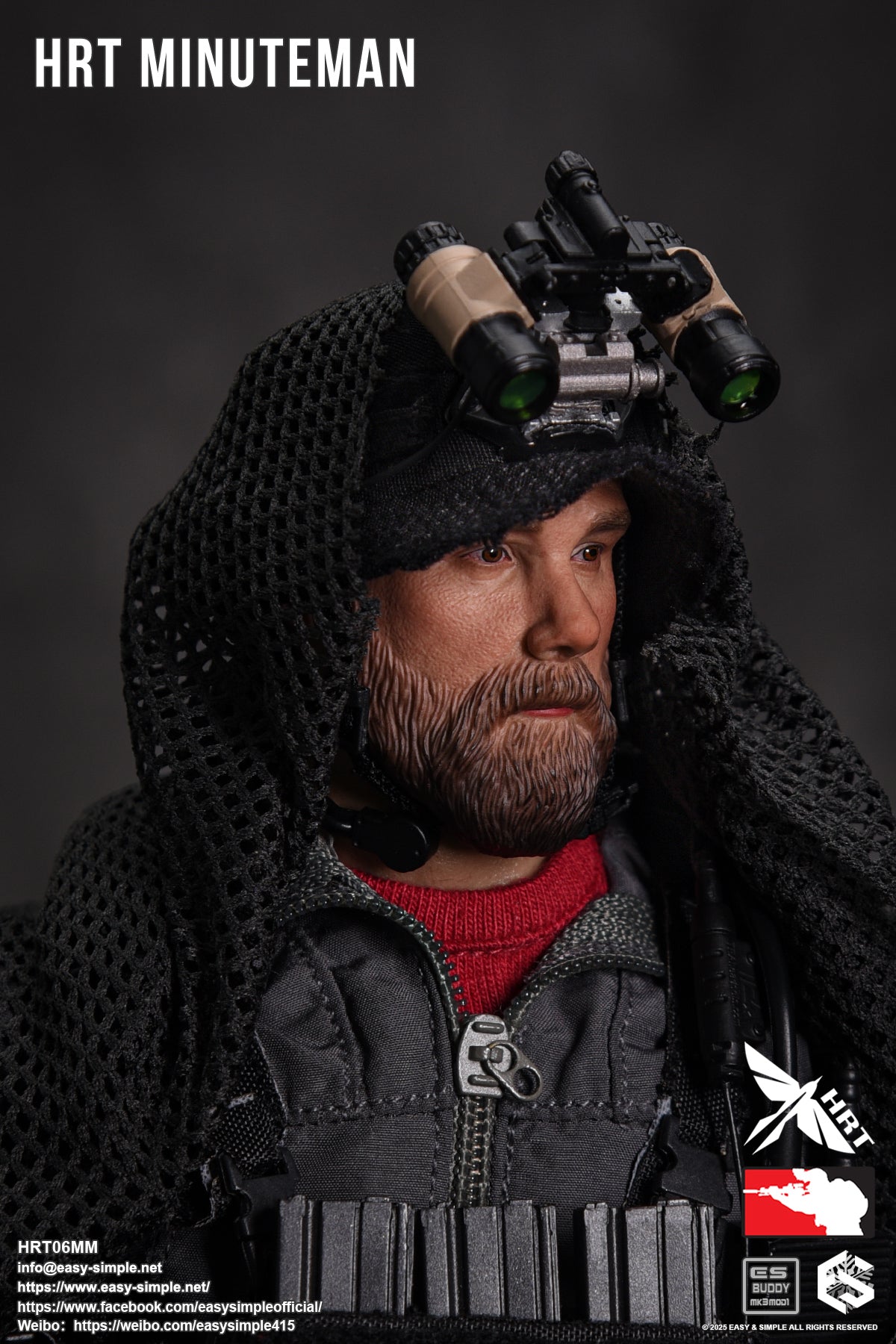 1:6 Easy & Simple HRT Minuteman ShotShow 2025 Exclusive 12" Figure HRT06MM